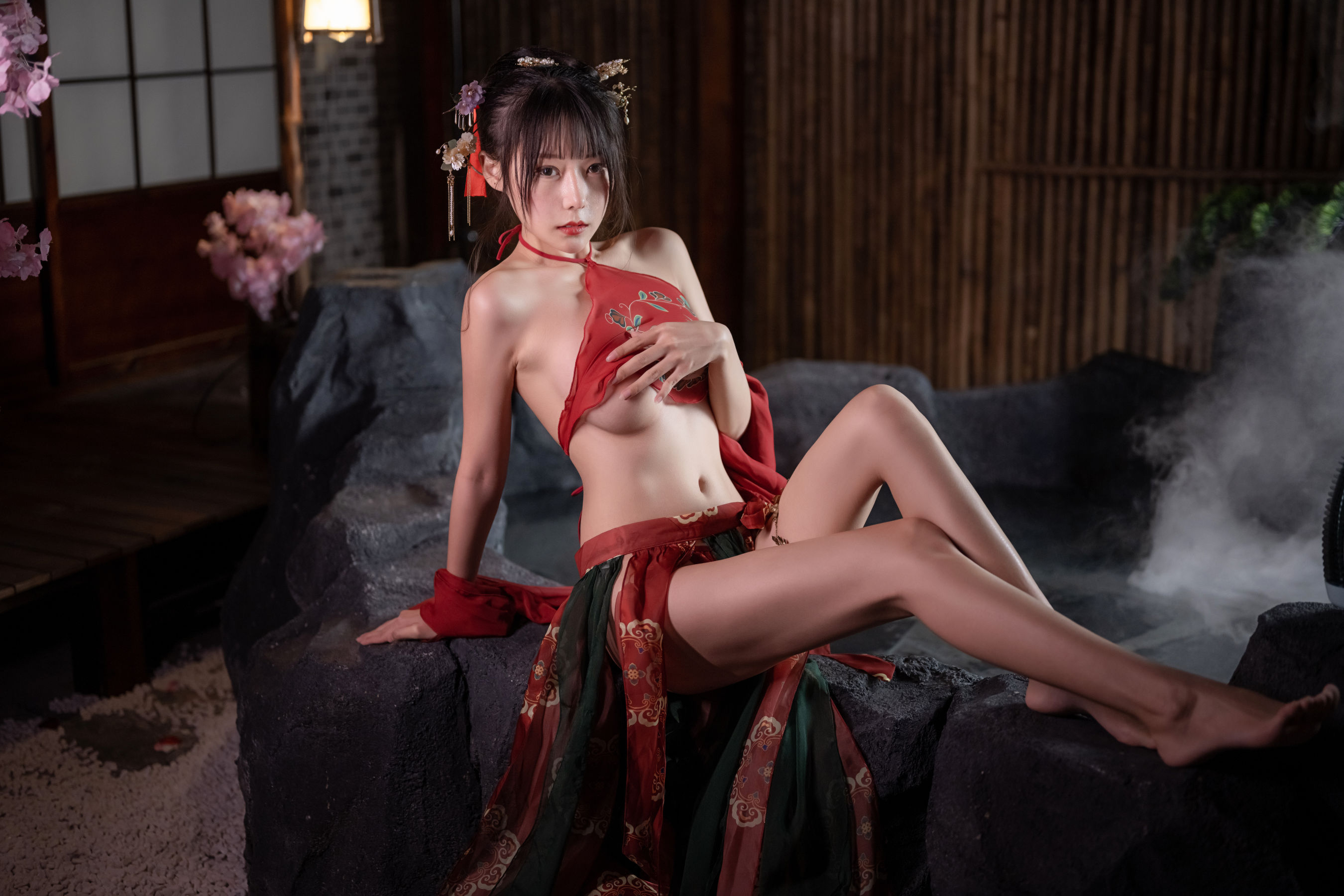 [福利COS] 香草喵露露写真 - 2022春节贺图
