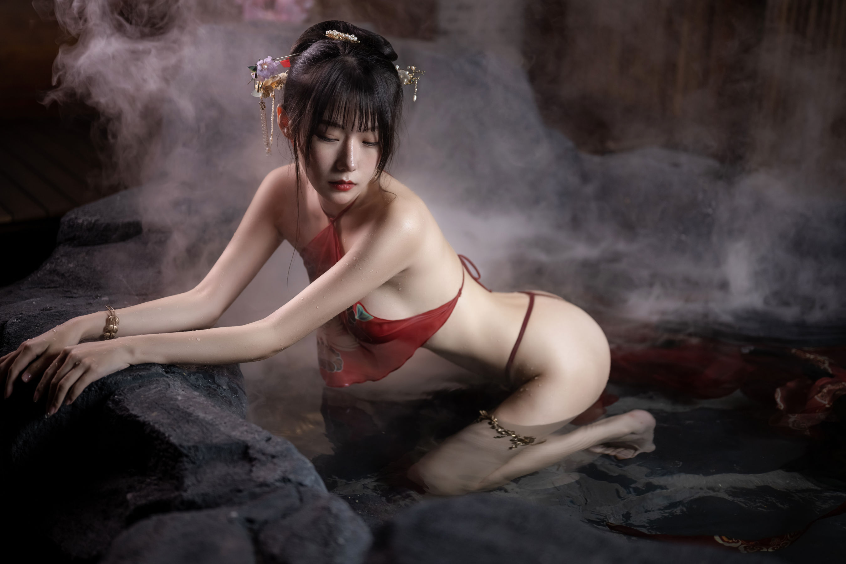 [福利COS] 香草喵露露写真 - 2022春节贺图