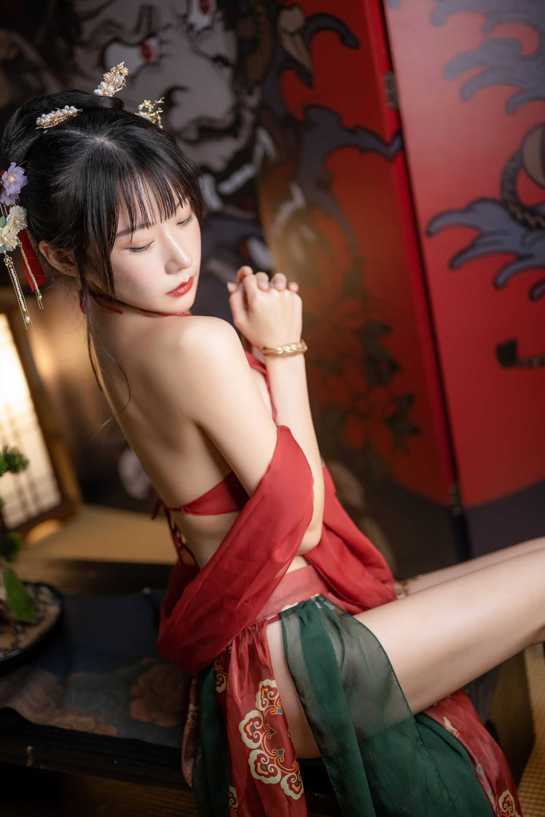 [福利COS] 香草喵露露写真 - 2022春节贺图