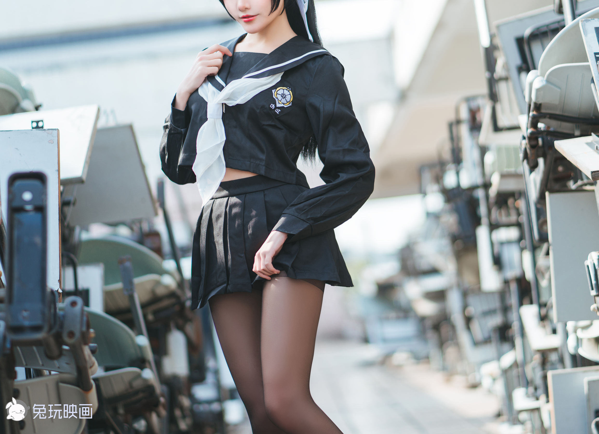 [兔玩映画] - JK制服 Vol.001 高雄爱宕