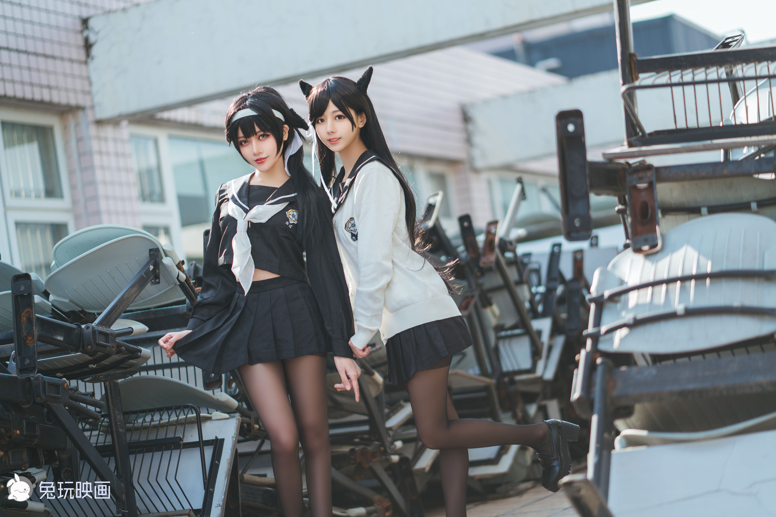 [兔玩映画] - JK制服 Vol.001 高雄爱宕