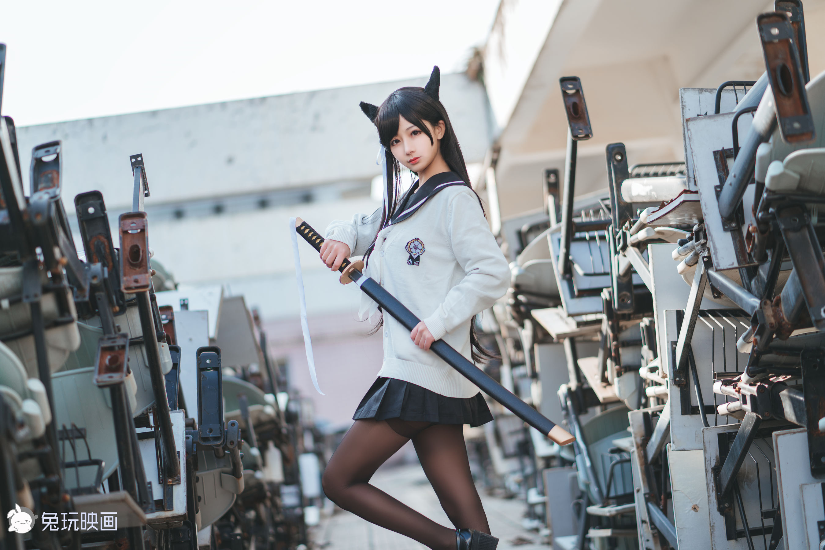[兔玩映画] - JK制服 Vol.001 高雄爱宕