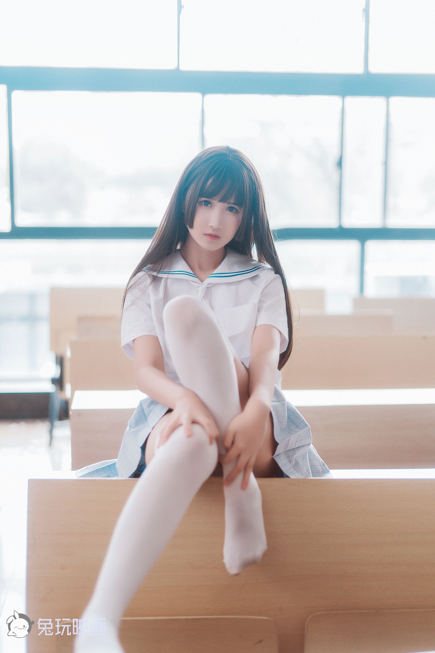 [兔玩映画] - JK制服 Vol.003 教室JK