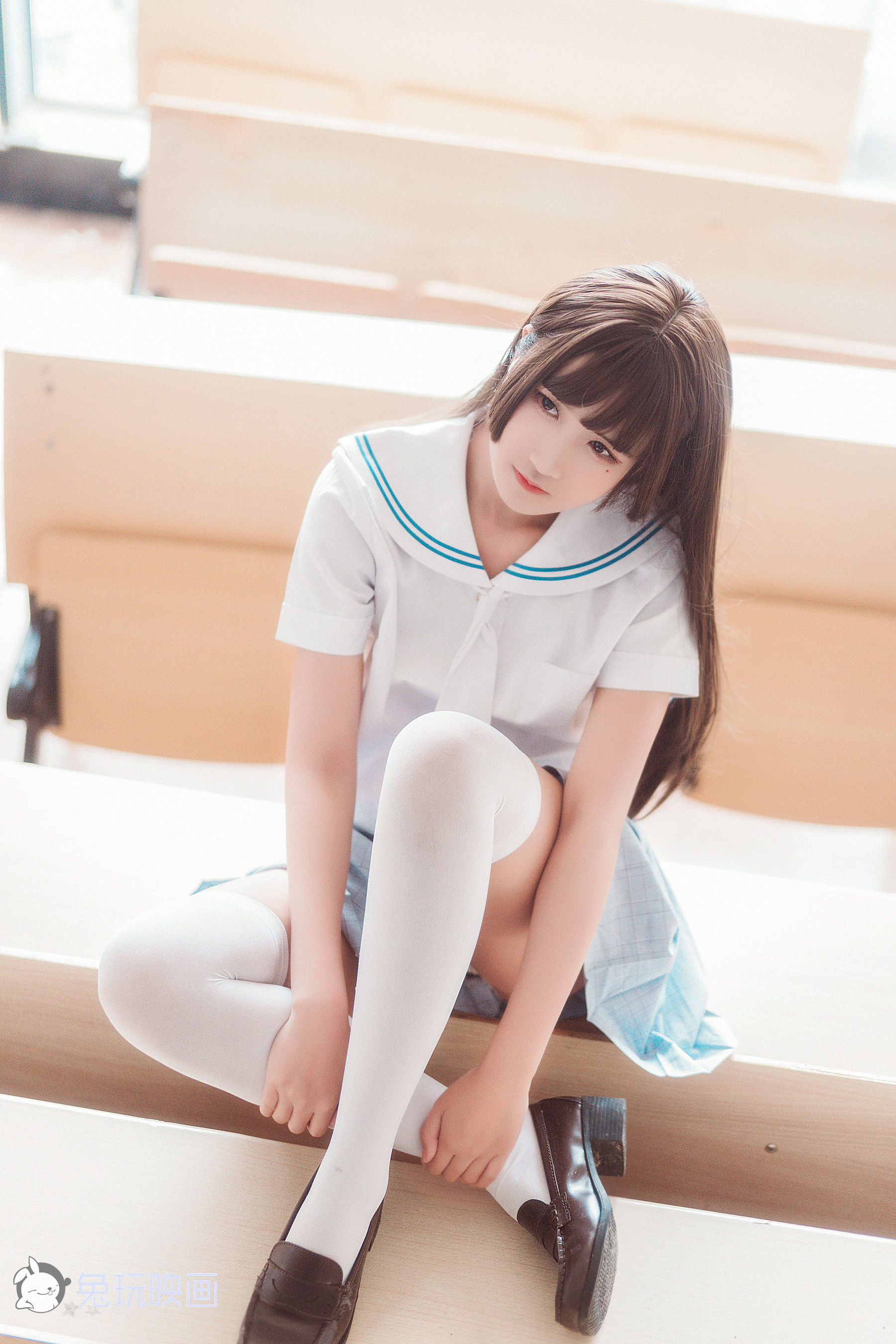 [兔玩映画] - JK制服 Vol.003 教室JK