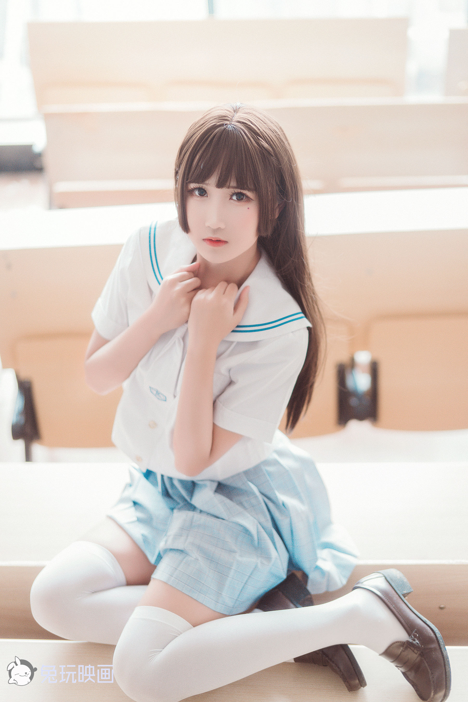 [兔玩映画] - JK制服 Vol.003 教室JK