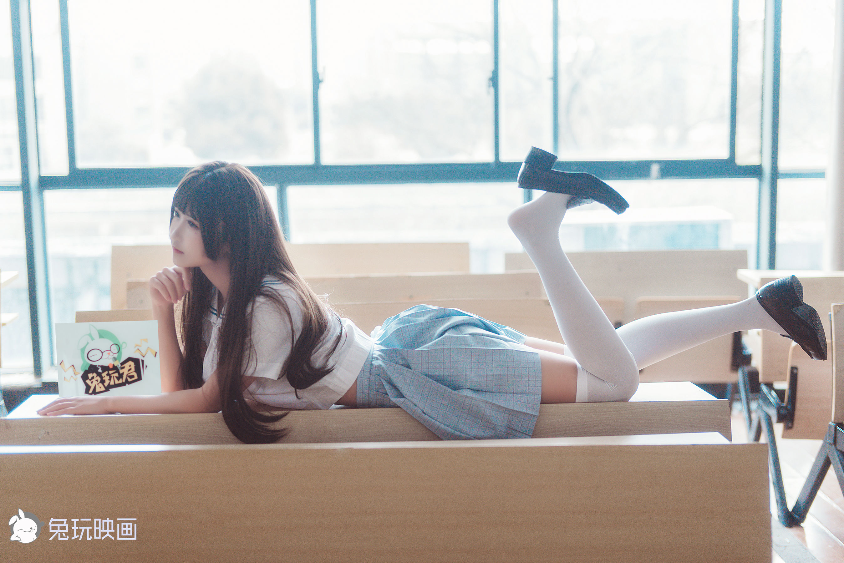 [兔玩映画] - JK制服 Vol.003 教室JK