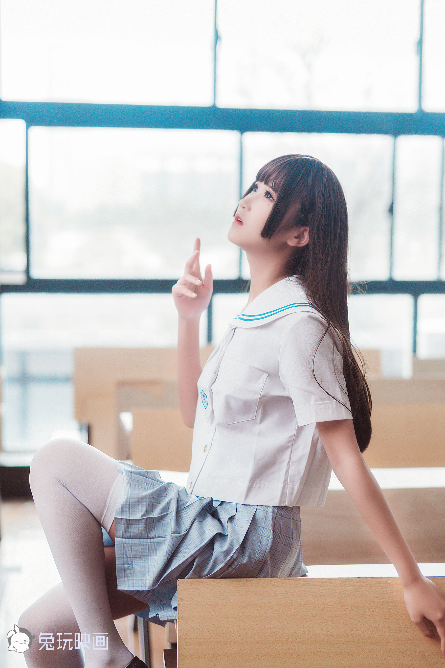 [兔玩映画] - JK制服 Vol.003 教室JK