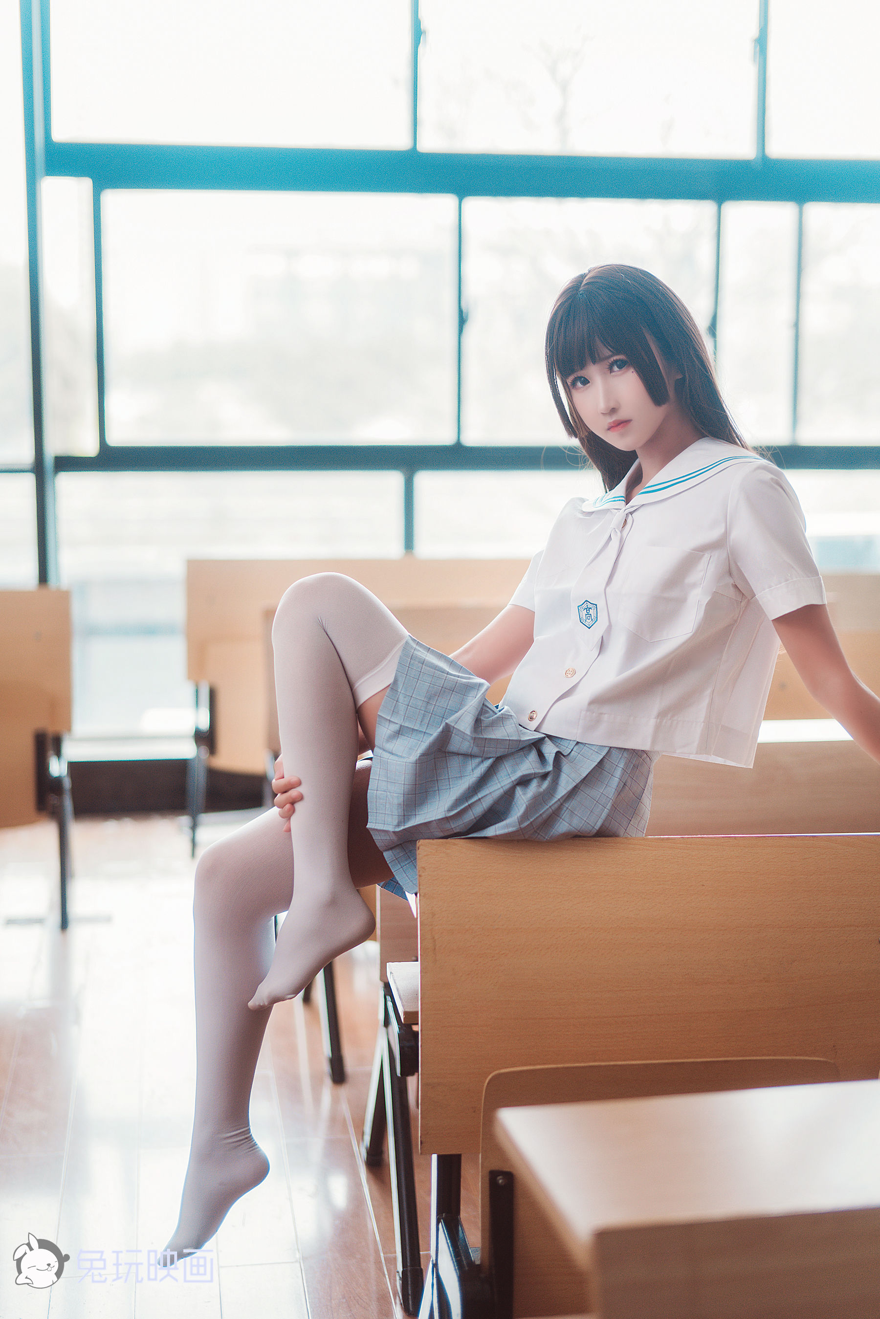 [兔玩映画] - JK制服 Vol.003 教室JK
