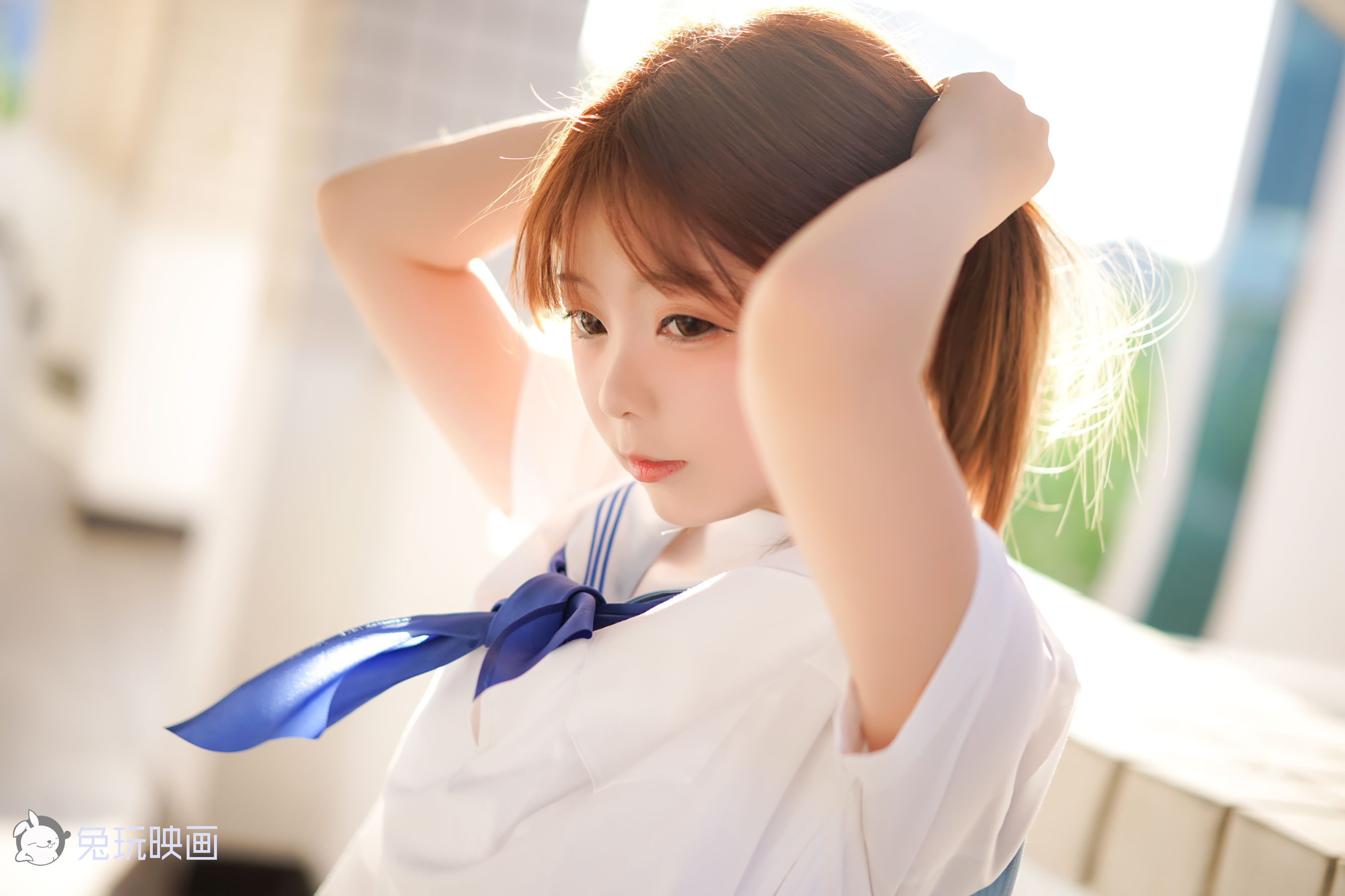 [兔玩映画] - JK制服 Vol.007 春色撩人