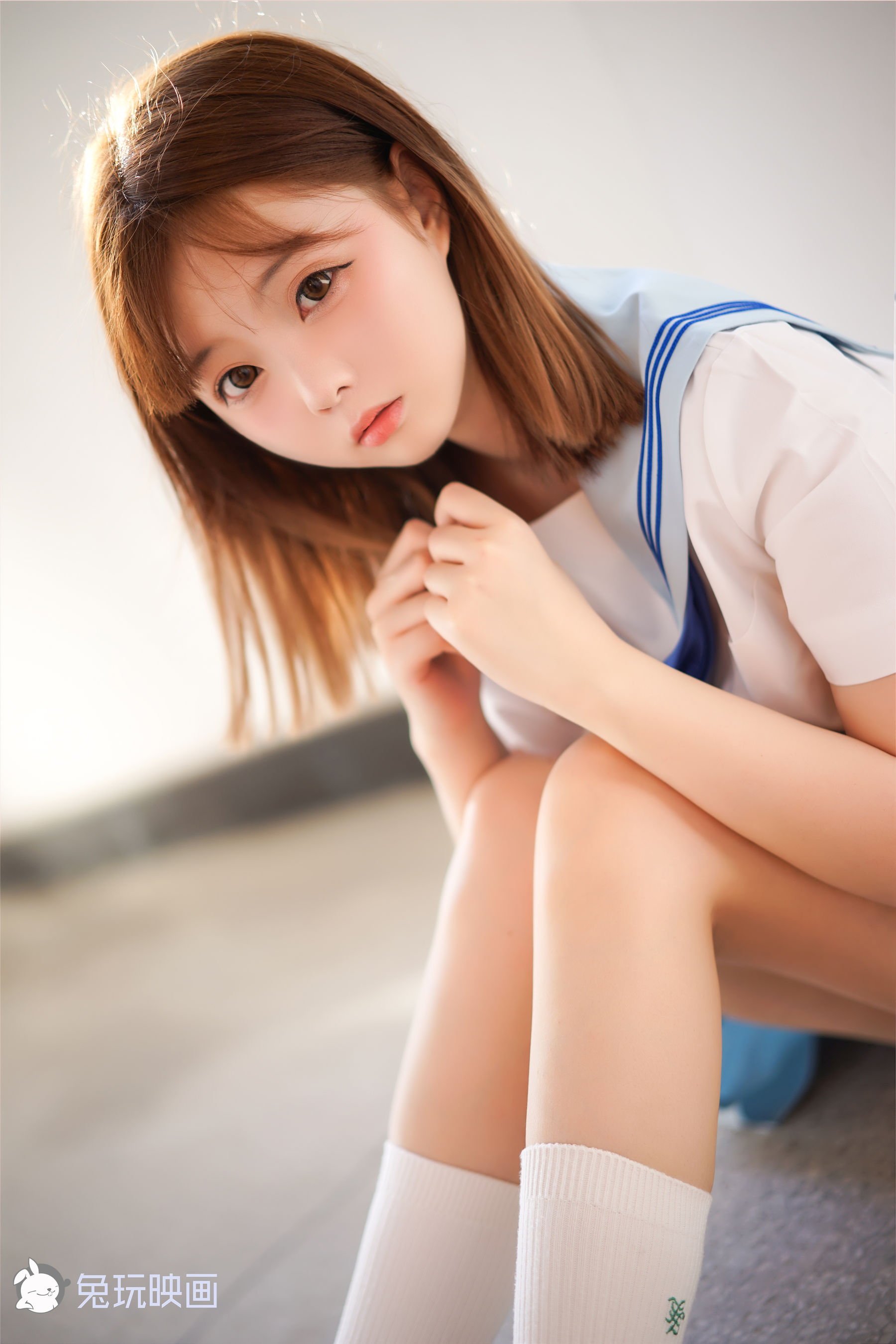 [兔玩映画] - JK制服 Vol.007 春色撩人