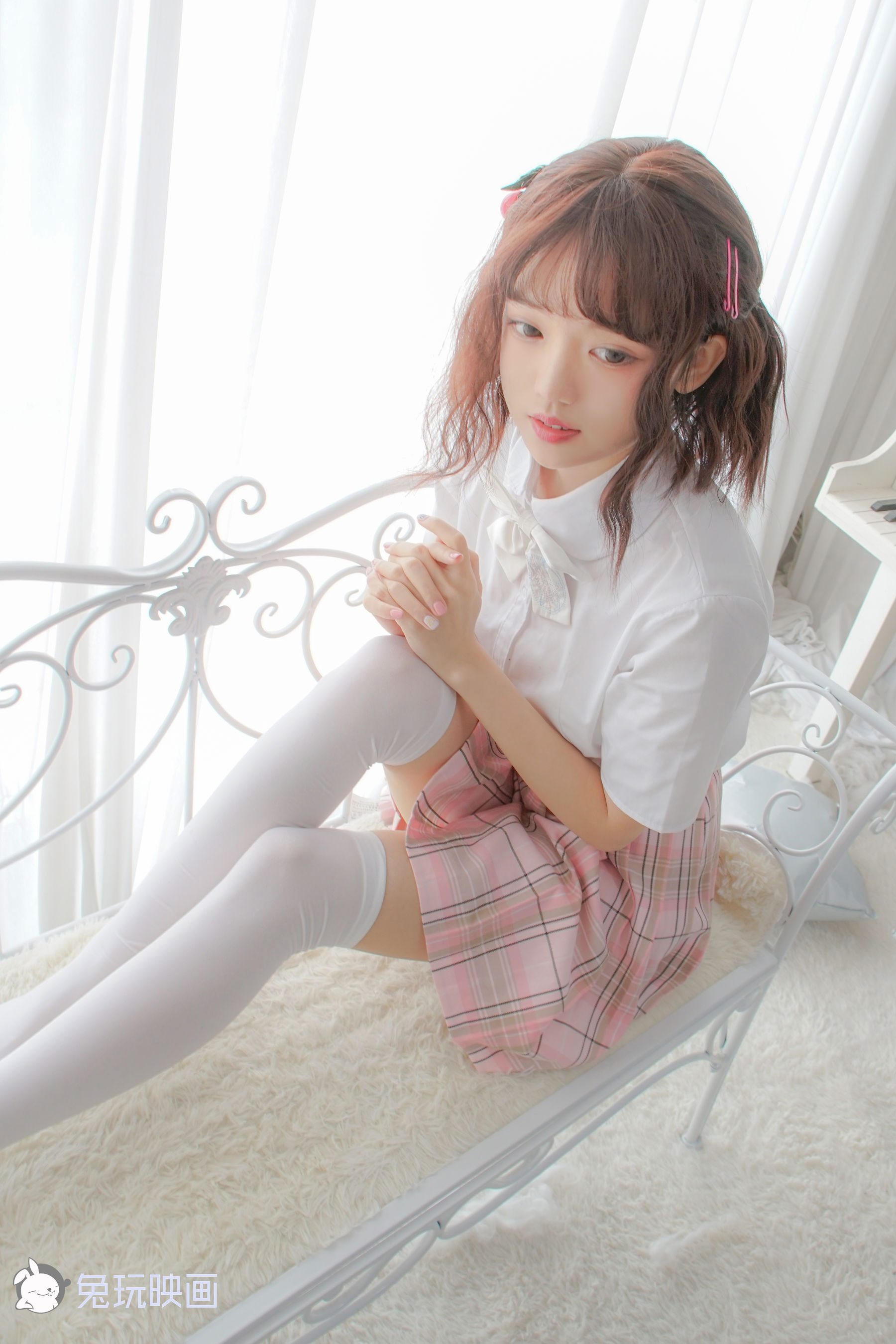 [兔玩映画] - JK制服 Vol.008 粉色回忆