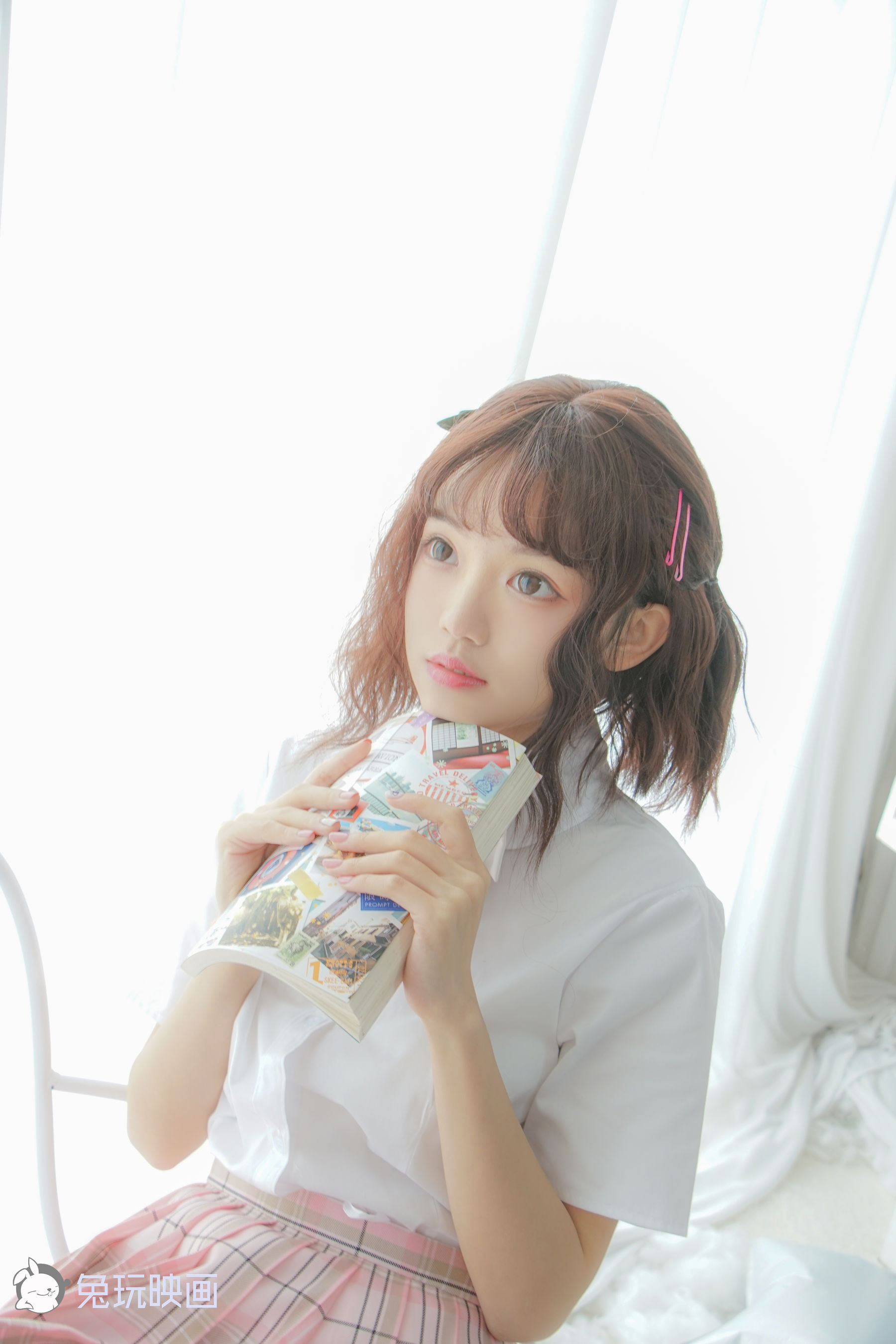 [兔玩映画] - JK制服 Vol.008 粉色回忆