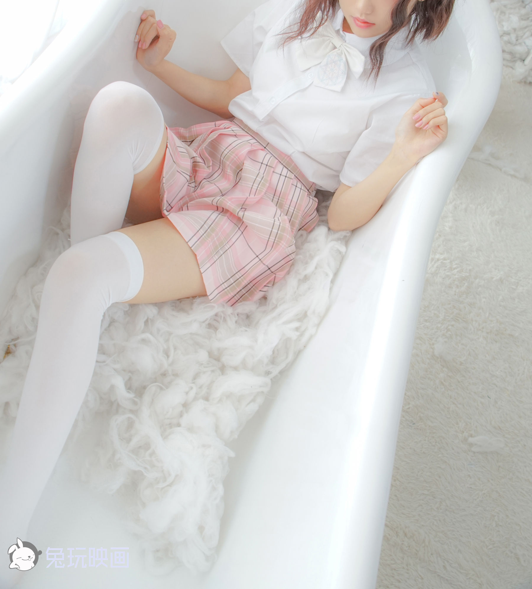 [兔玩映画] - JK制服 Vol.008 粉色回忆