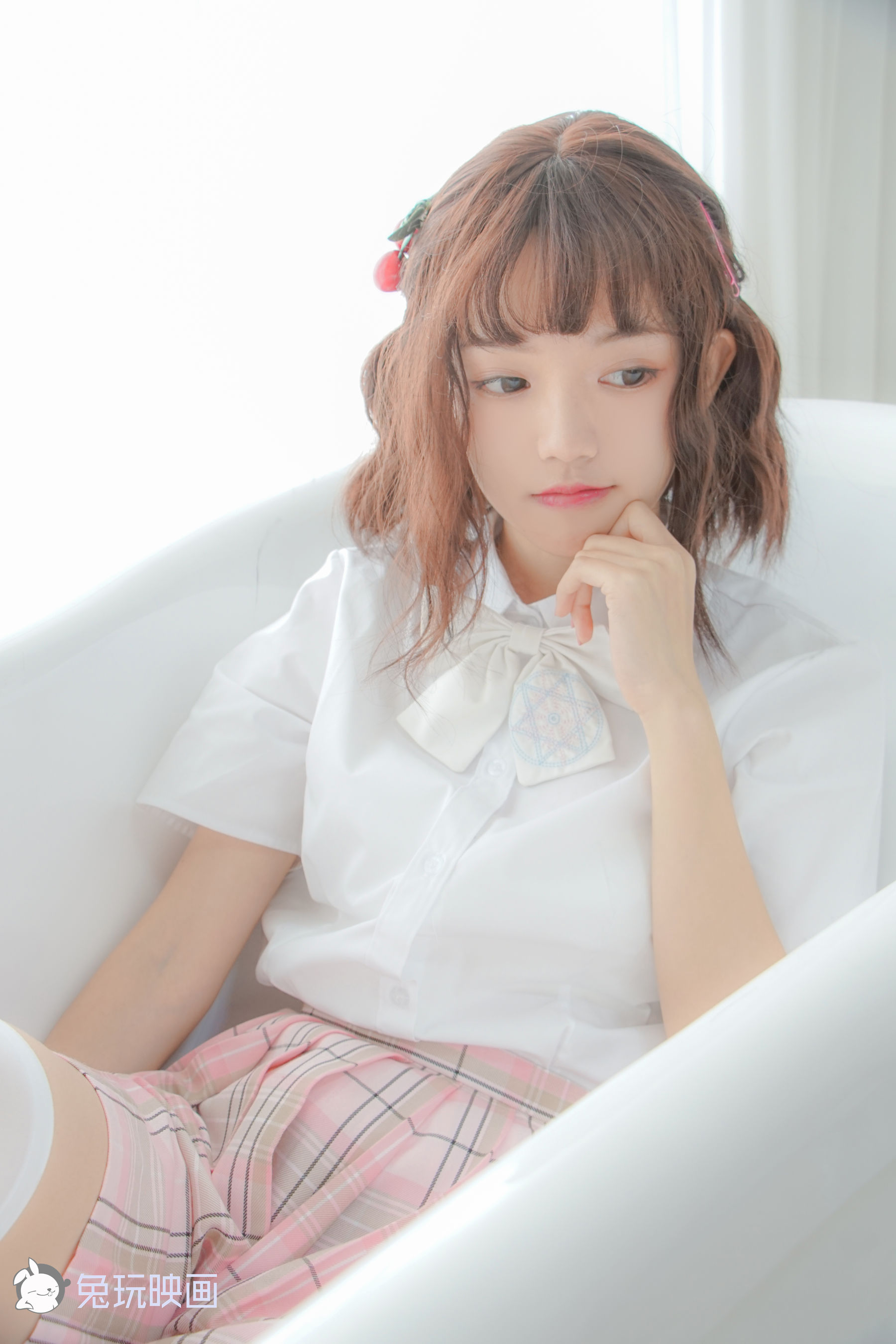 [兔玩映画] - JK制服 Vol.008 粉色回忆