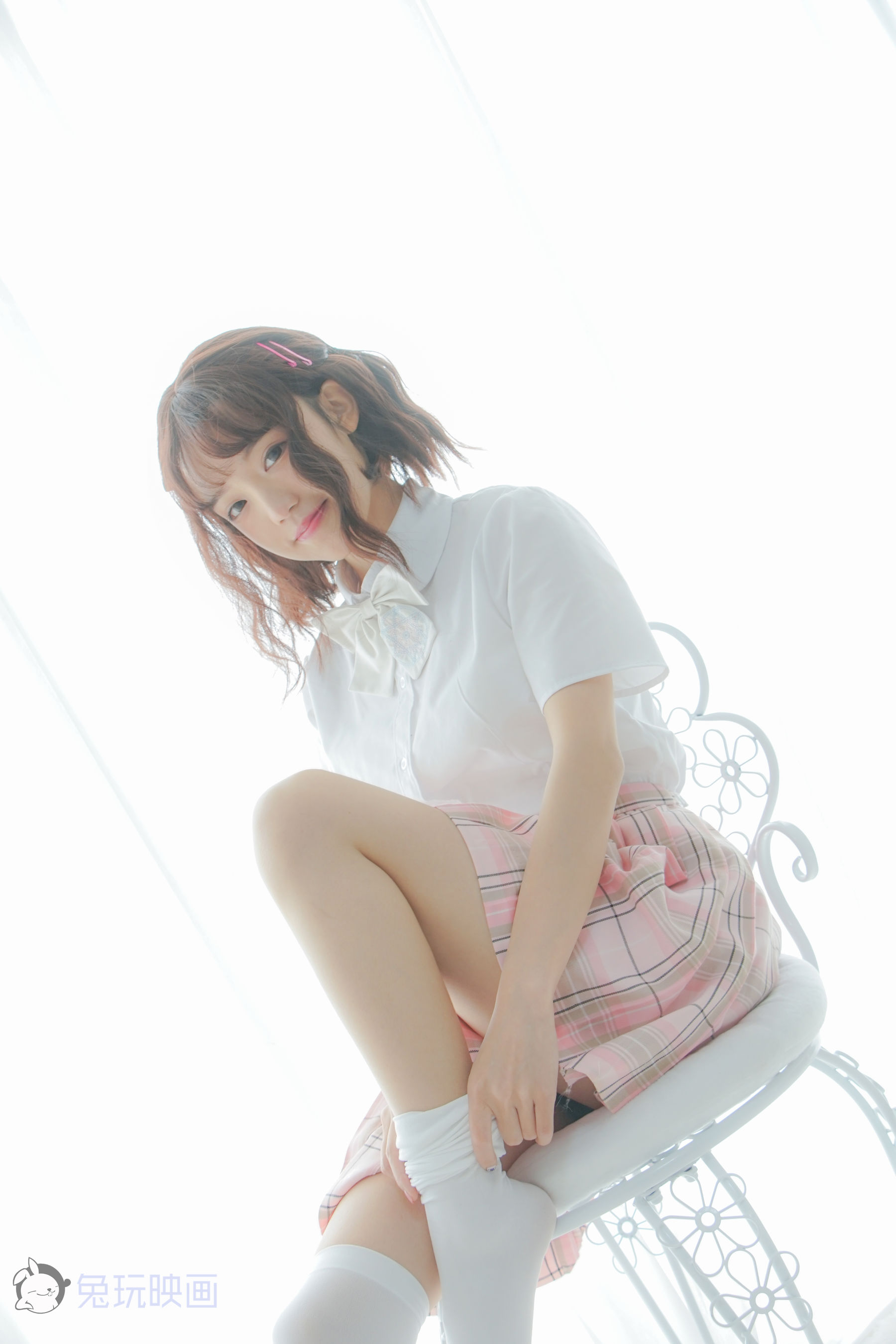 [兔玩映画] - JK制服 Vol.008 粉色回忆
