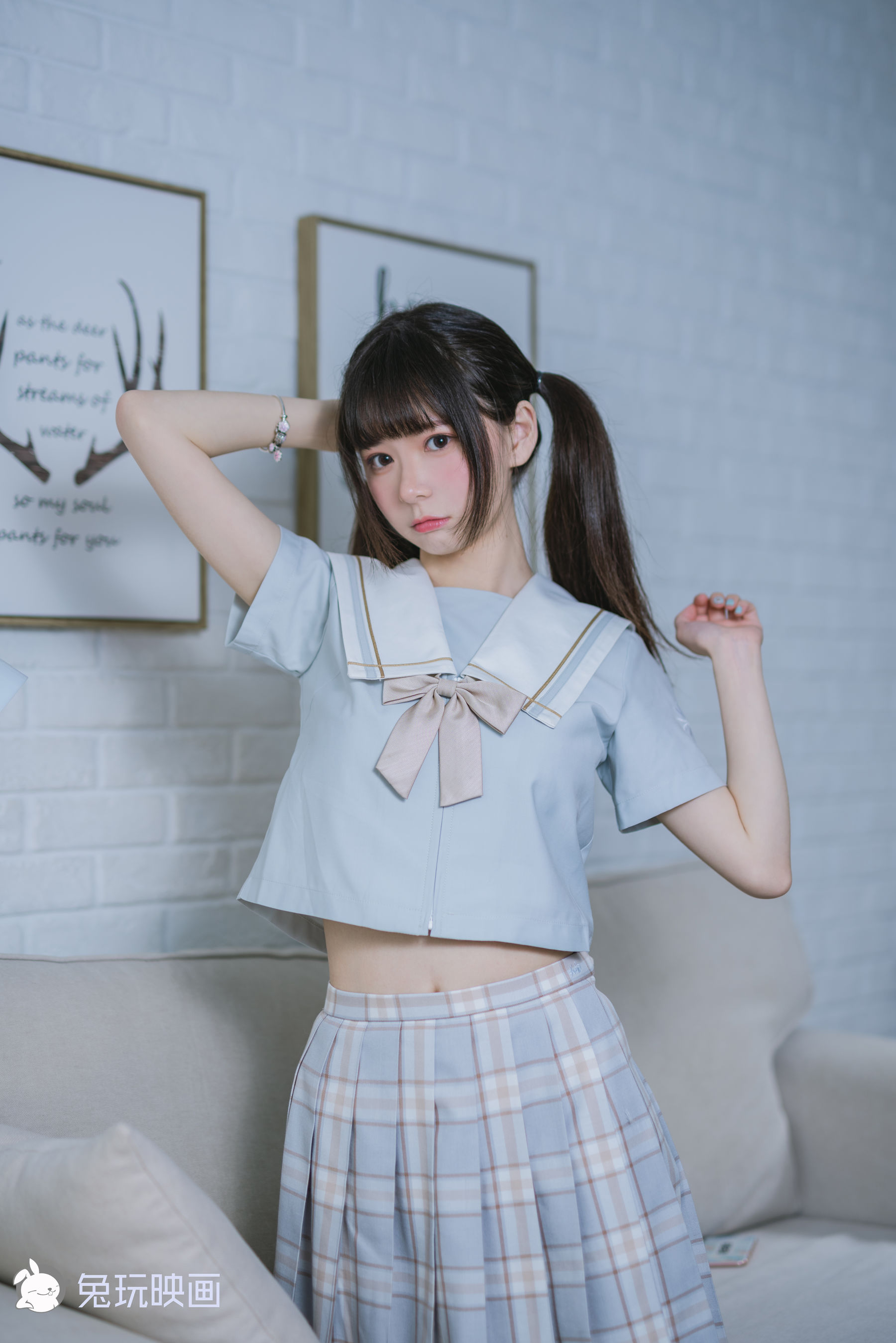 [兔玩映画] - JK制服 Vol.011 旺仔牛奶
