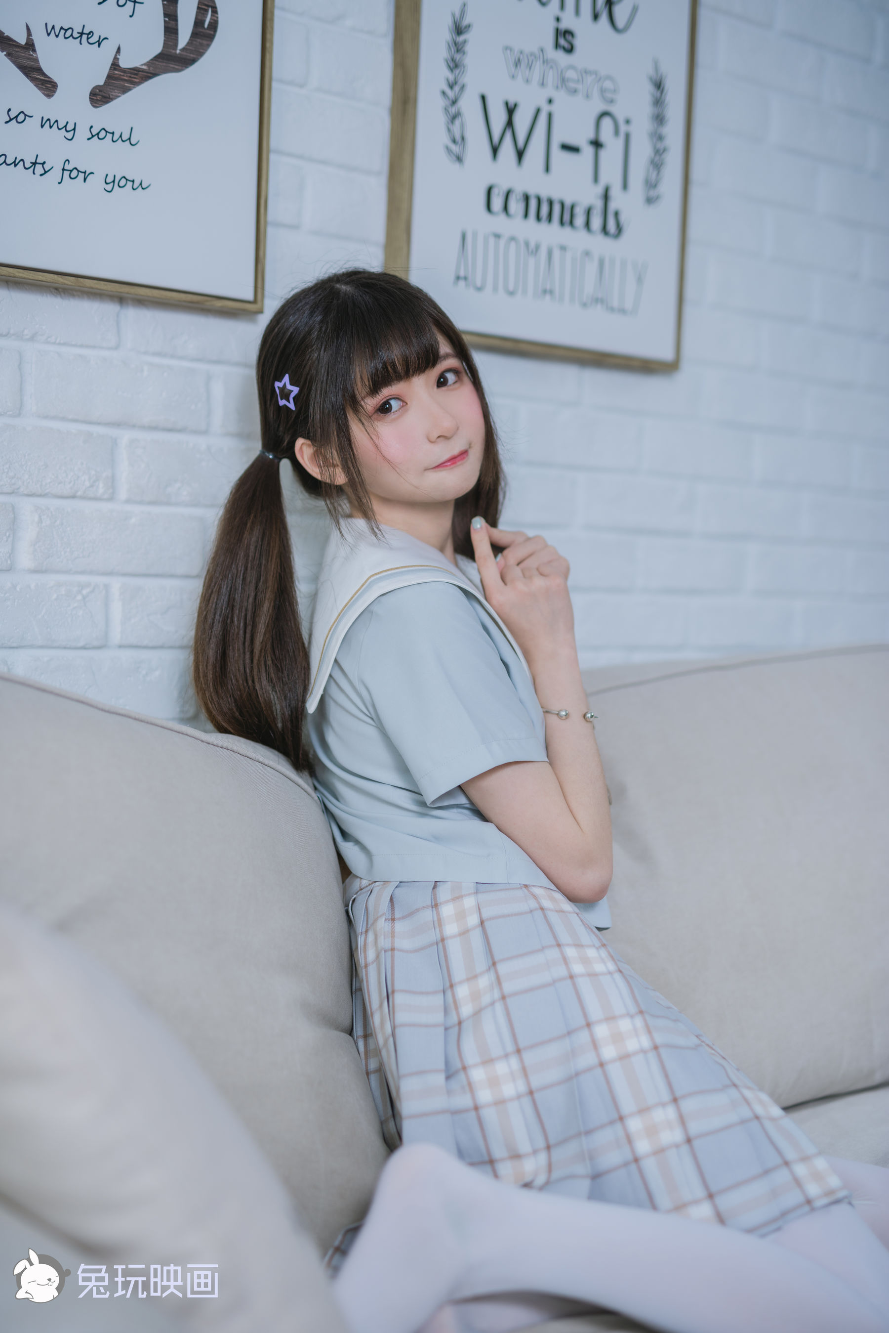 [兔玩映画] - JK制服 Vol.011 旺仔牛奶