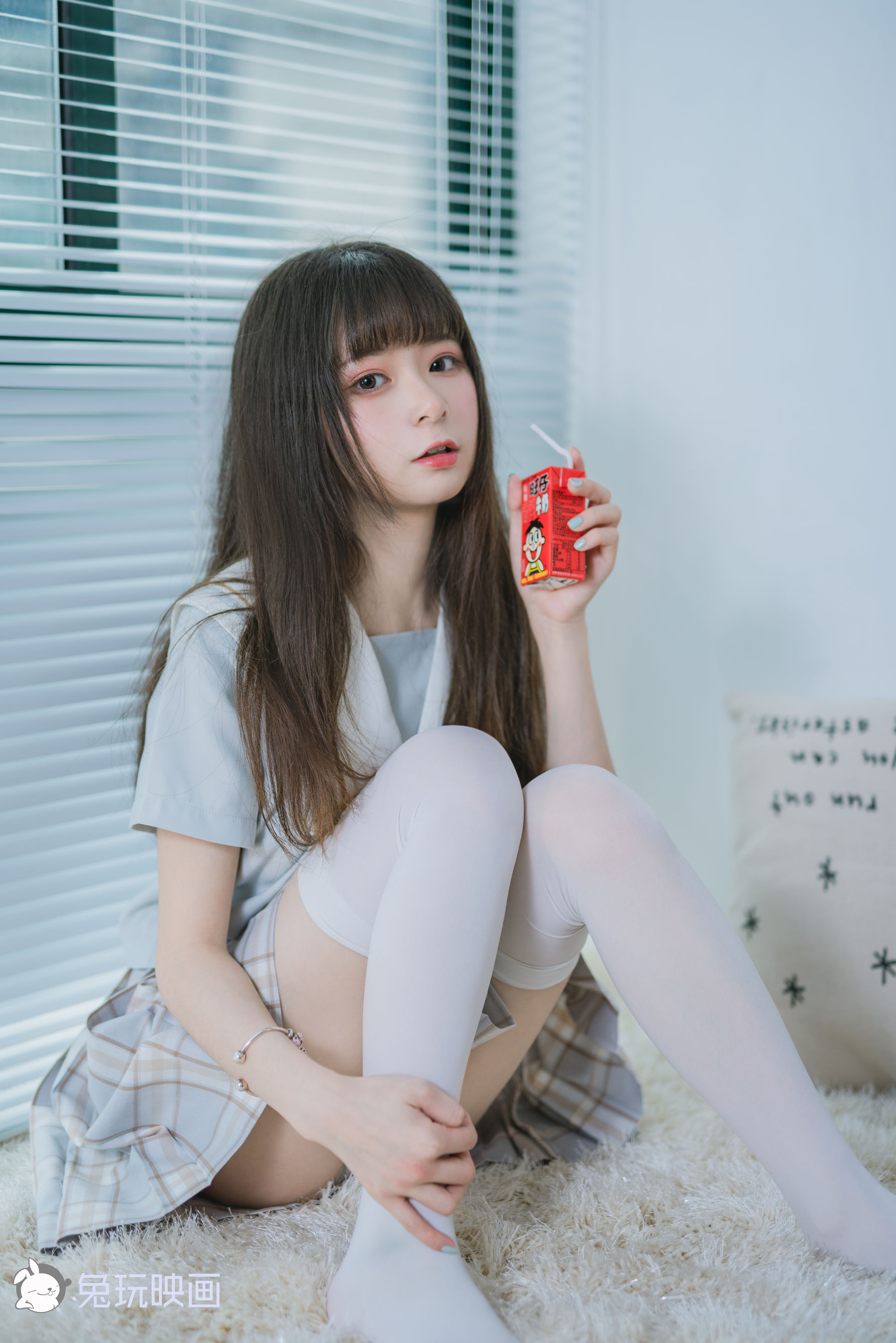 [兔玩映画] - JK制服 Vol.011 旺仔牛奶
