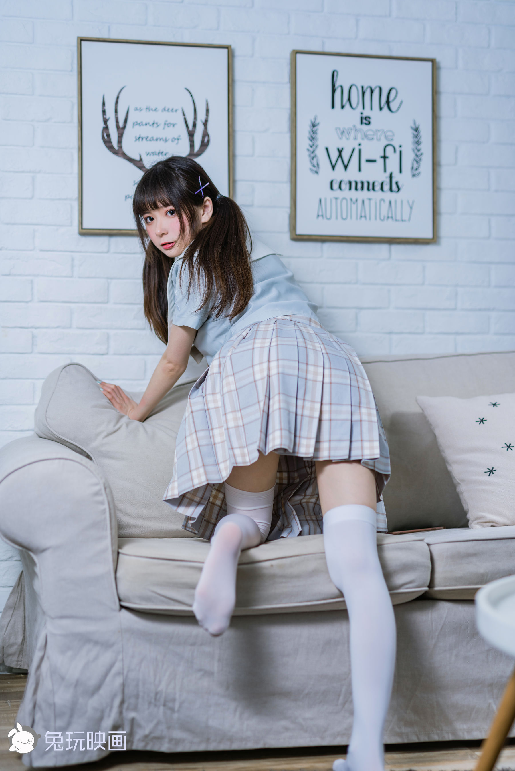 [兔玩映画] - JK制服 Vol.011 旺仔牛奶