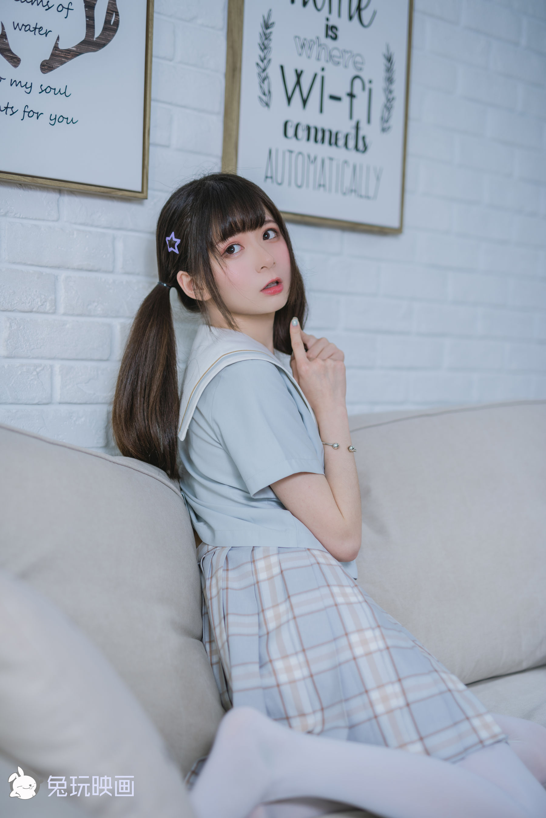 [兔玩映画] - JK制服 Vol.011 旺仔牛奶