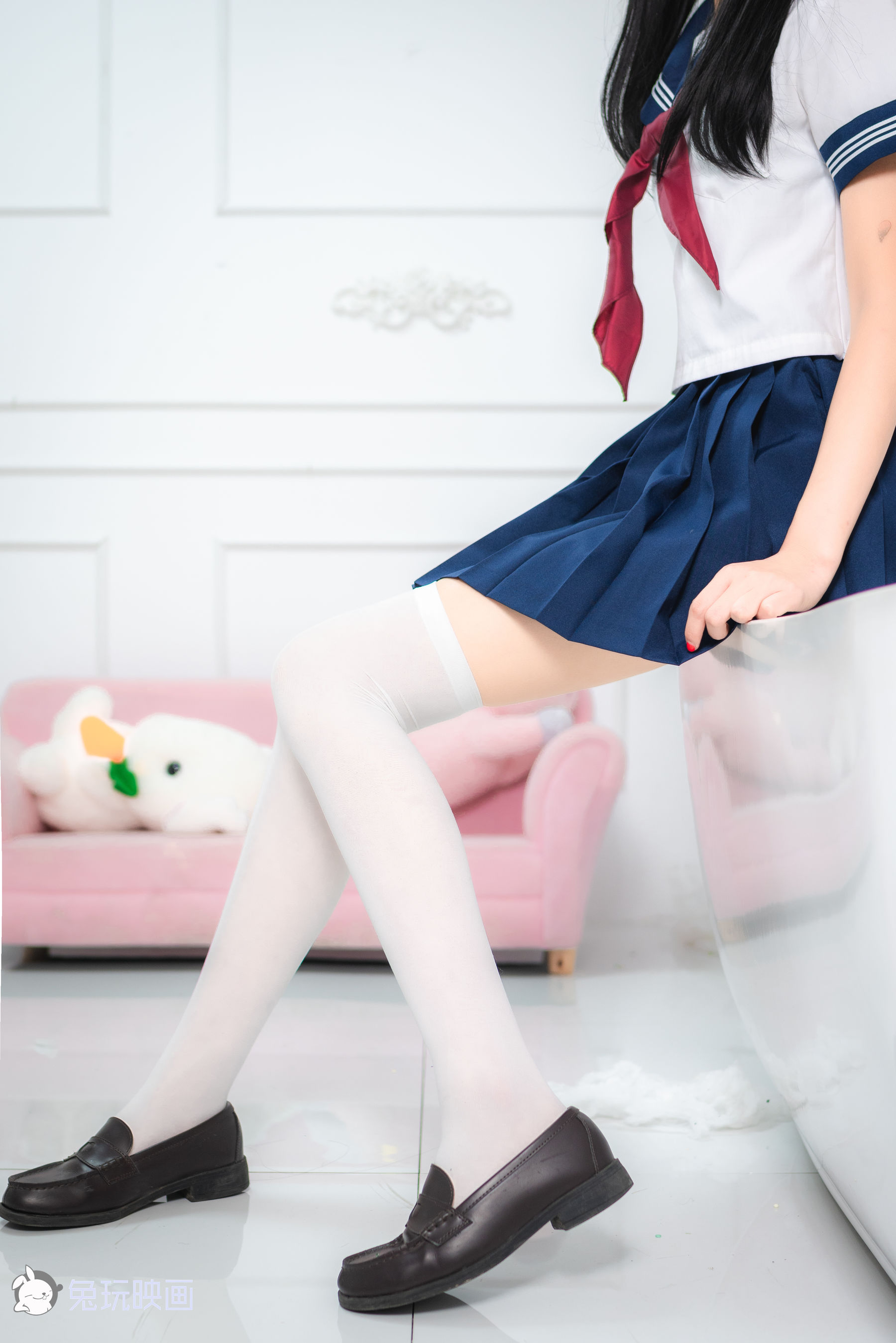 [兔玩映画] - JK制服 Vol.012 白丝恋歌