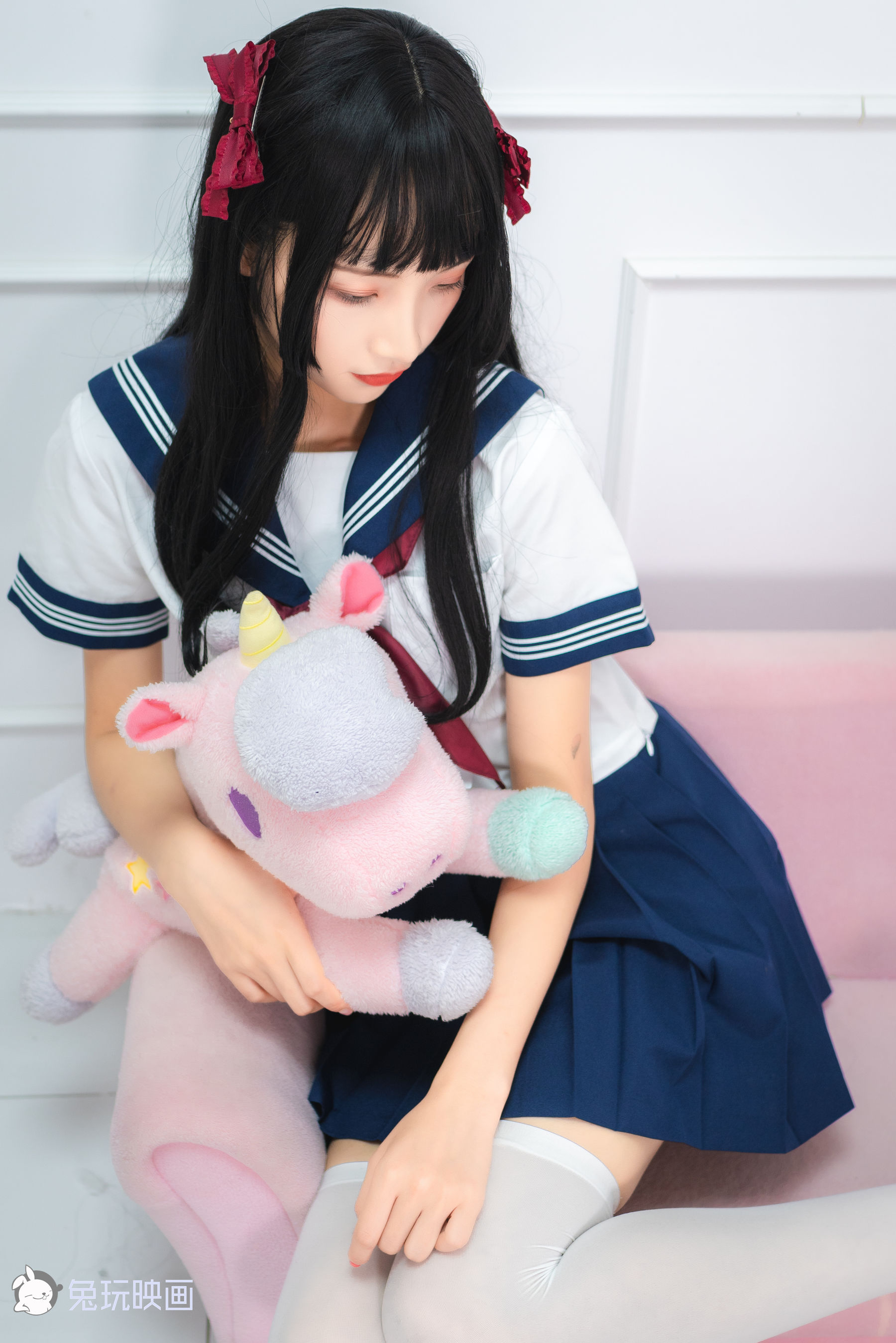 [兔玩映画] - JK制服 Vol.012 白丝恋歌