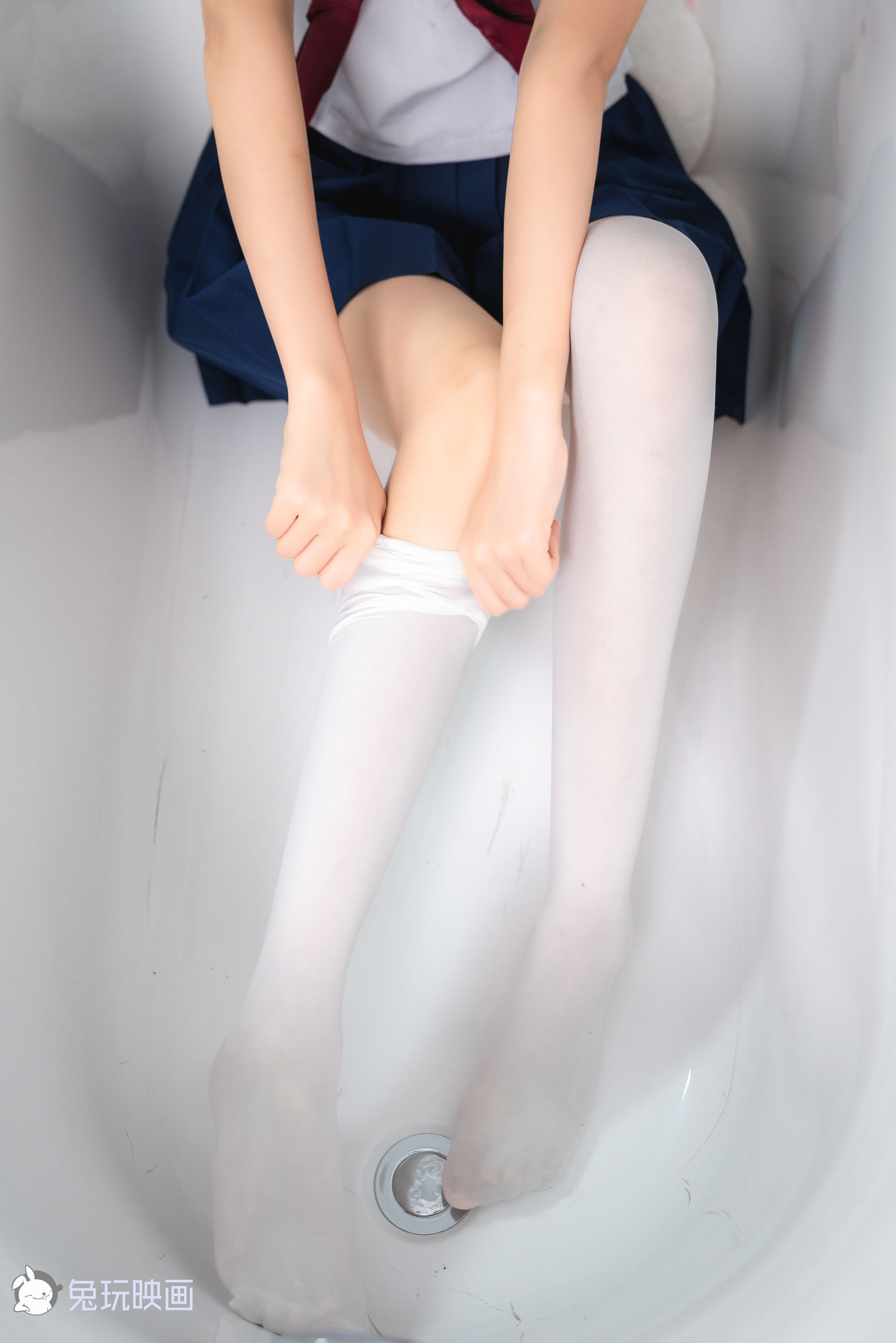 [兔玩映画] - JK制服 Vol.012 白丝恋歌
