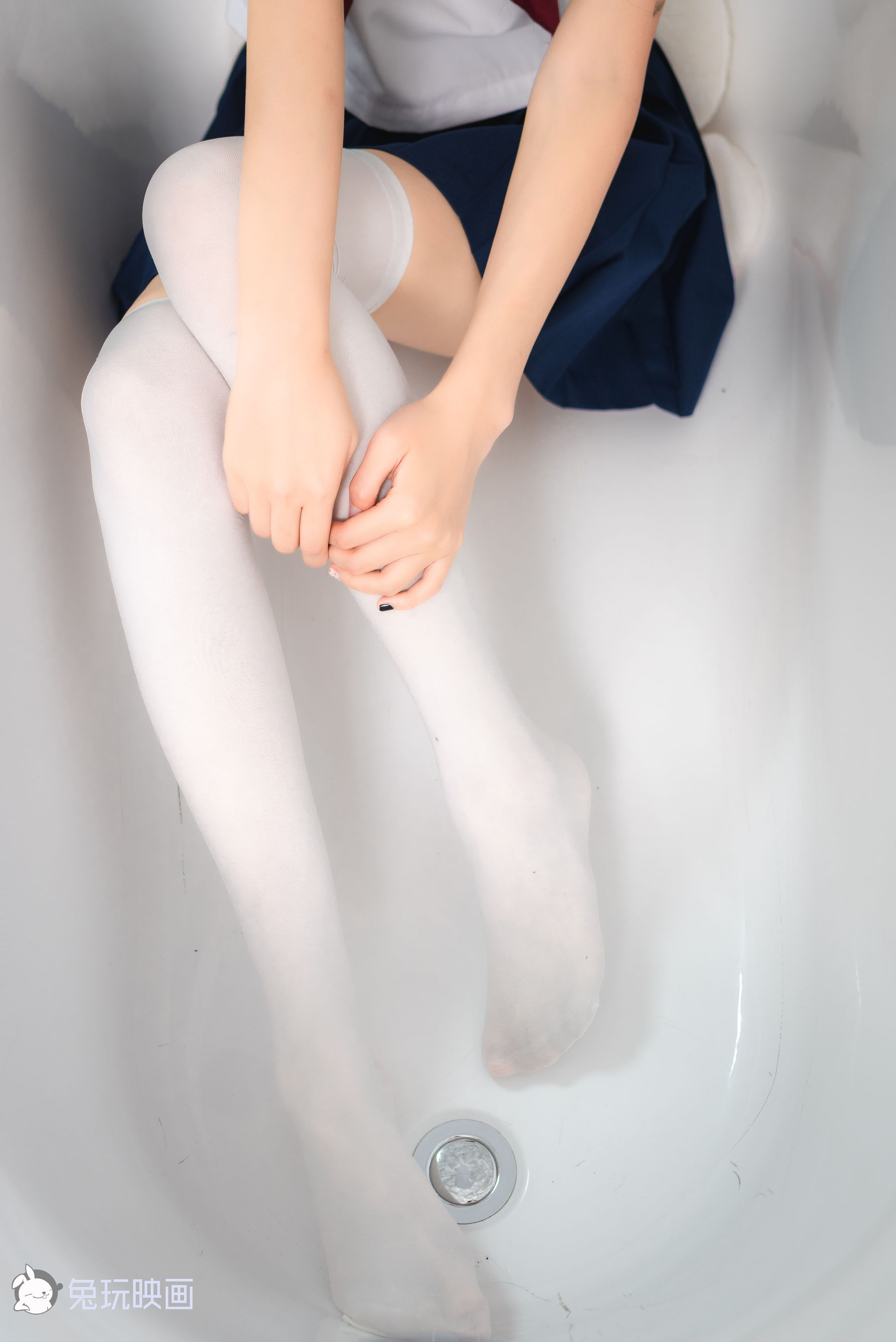 [兔玩映画] - JK制服 Vol.012 白丝恋歌