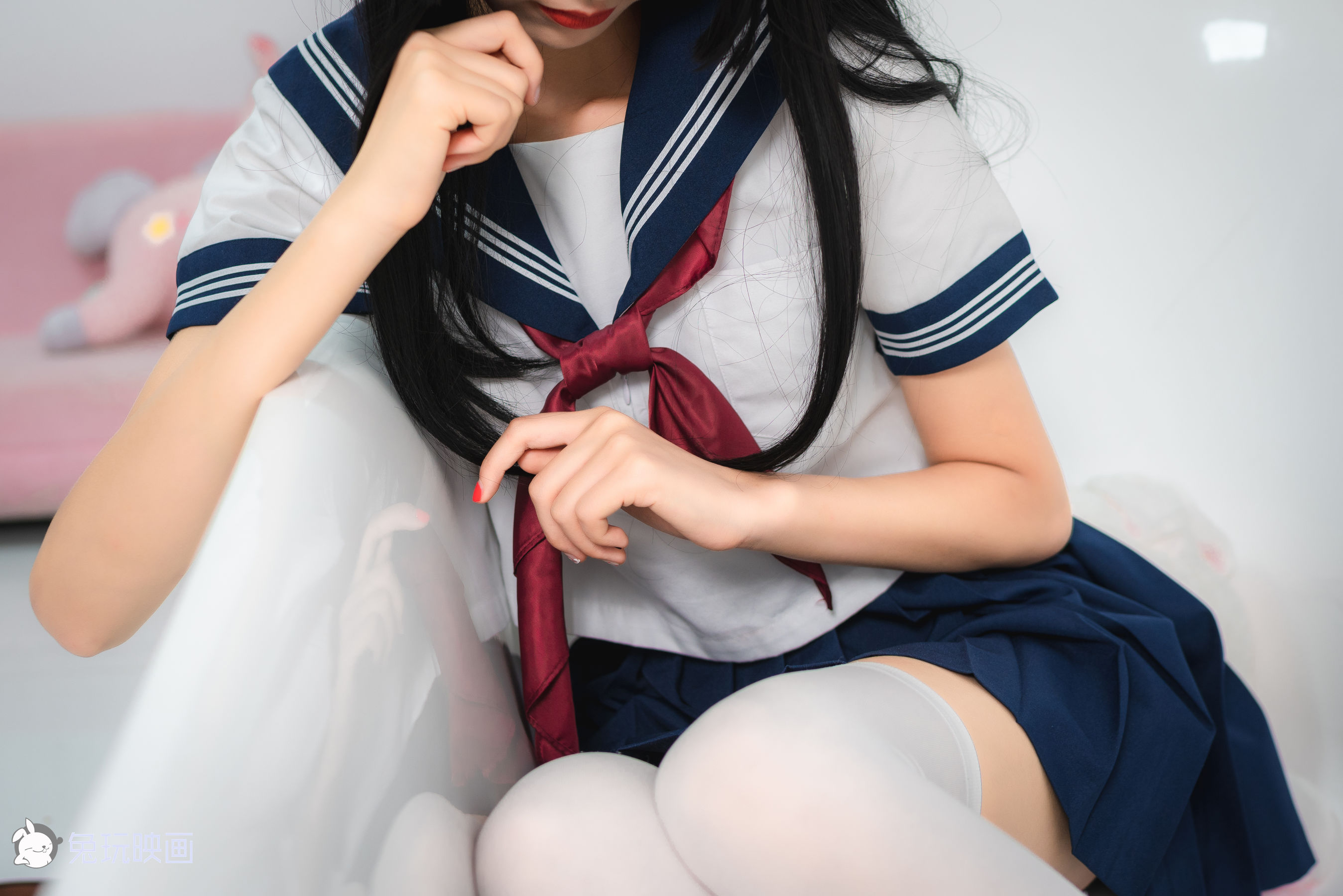 [兔玩映画] - JK制服 Vol.012 白丝恋歌