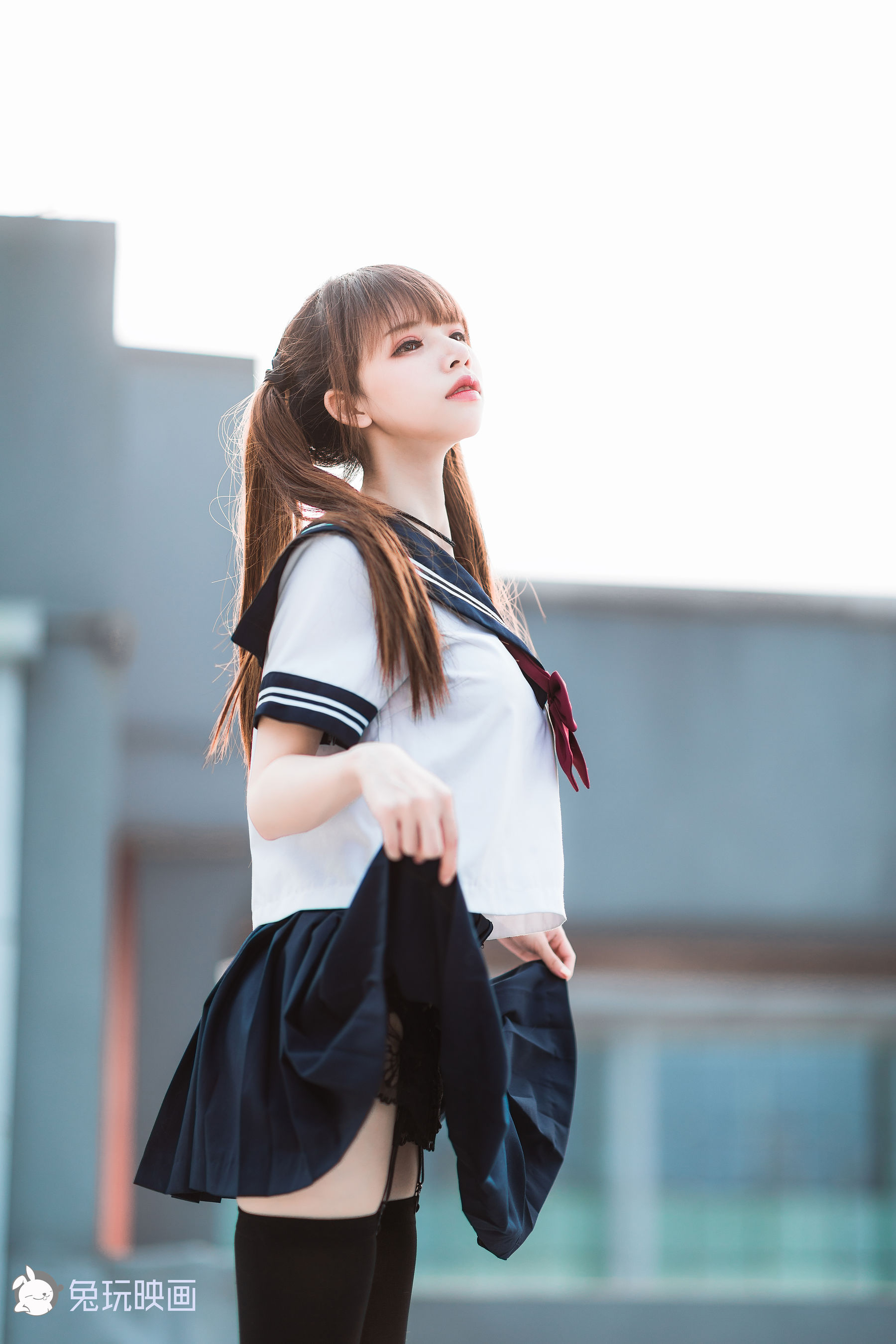 [兔玩映画] - JK制服 Vol.013 天台少女