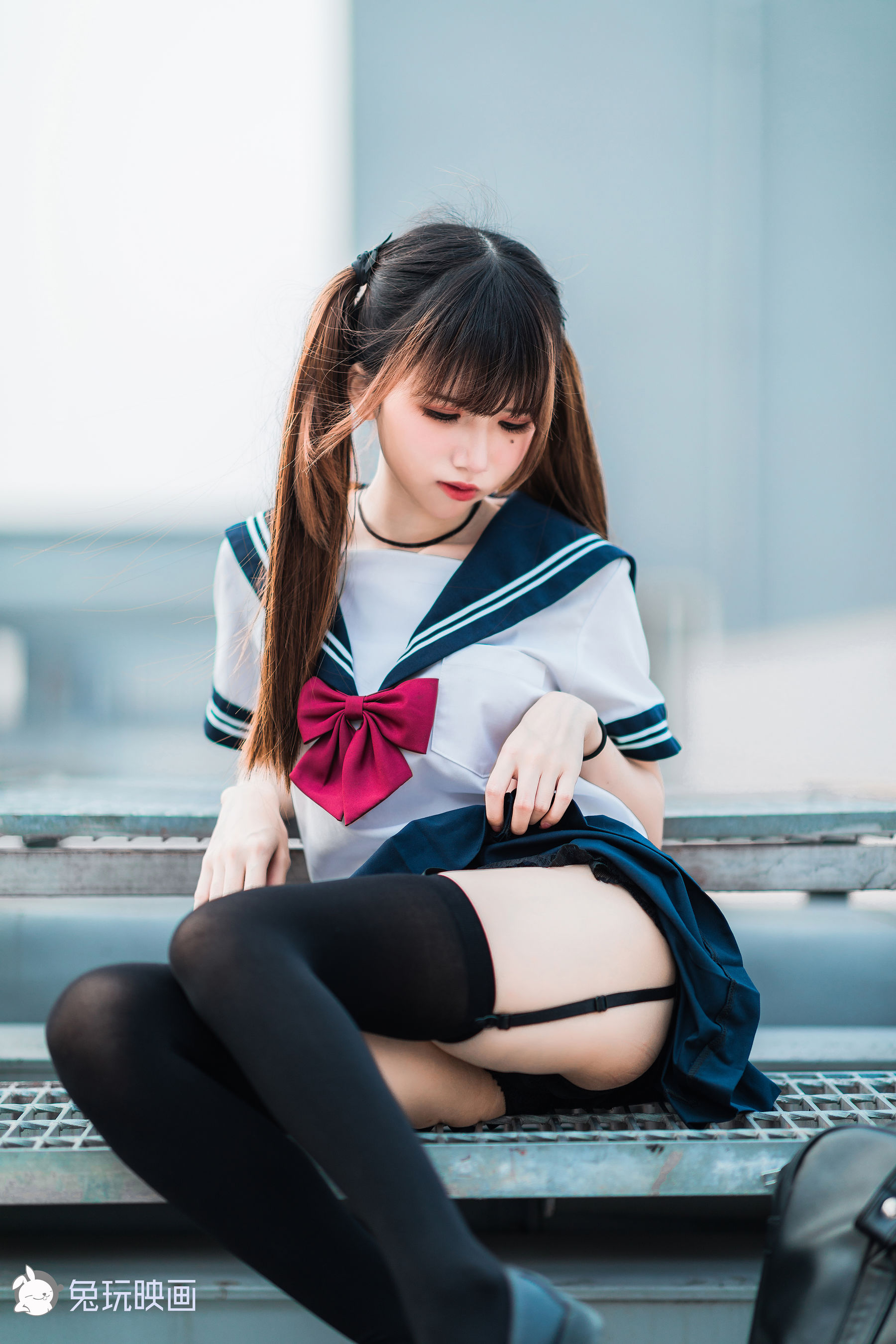 [兔玩映画] - JK制服 Vol.013 天台少女