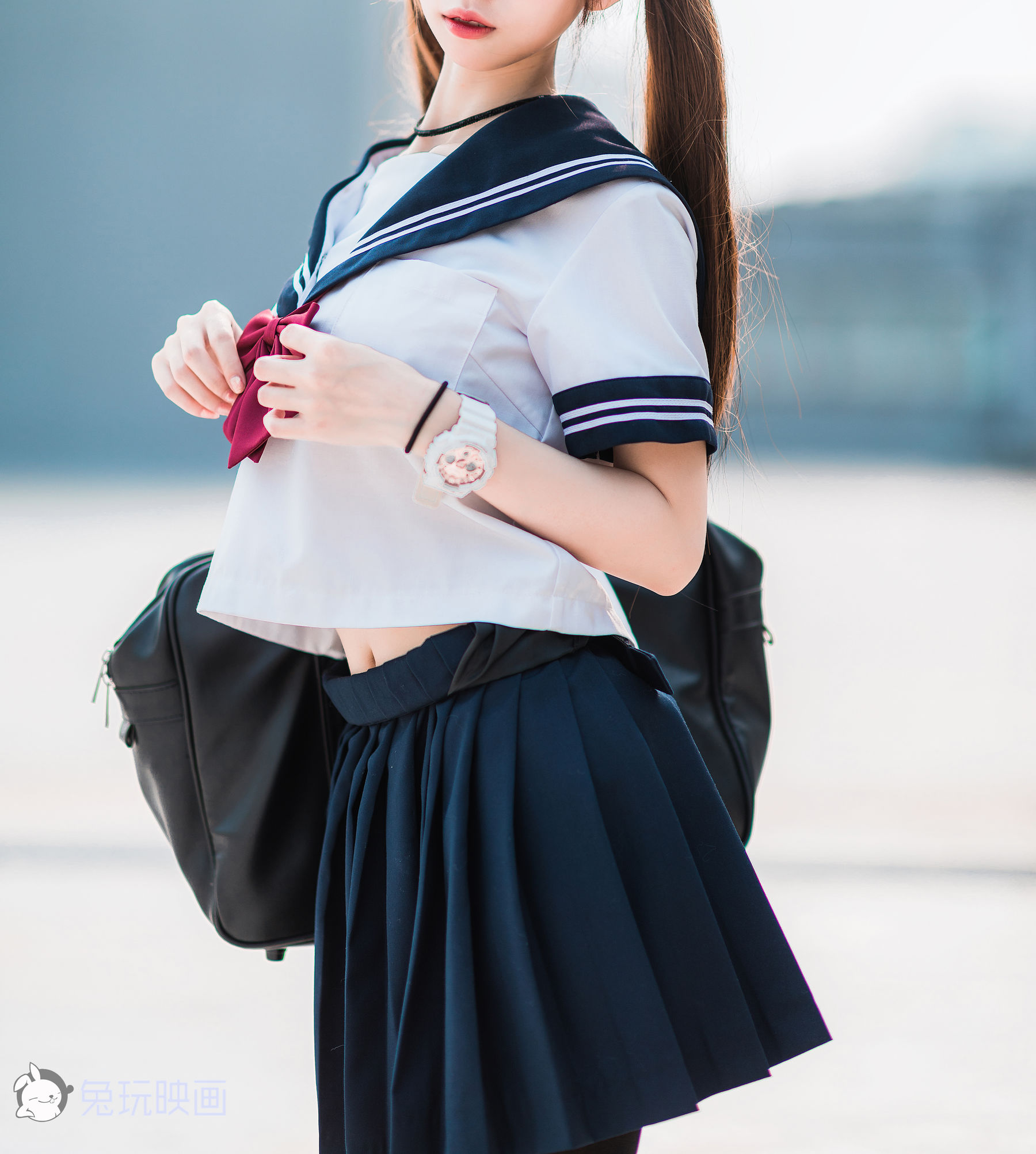 [兔玩映画] - JK制服 Vol.013 天台少女