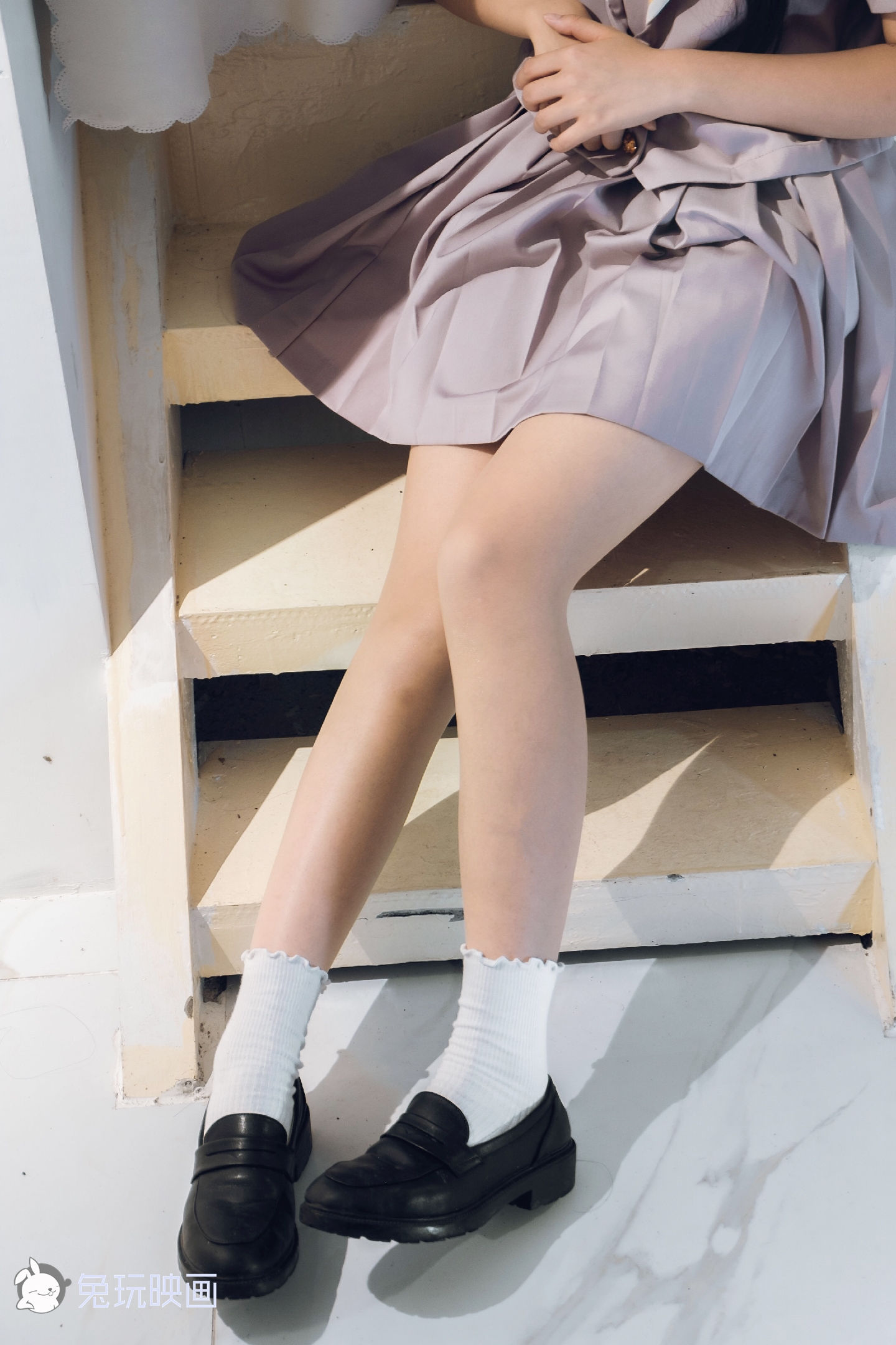 [兔玩映画] - JK制服 Vol.014 紫色迷情
