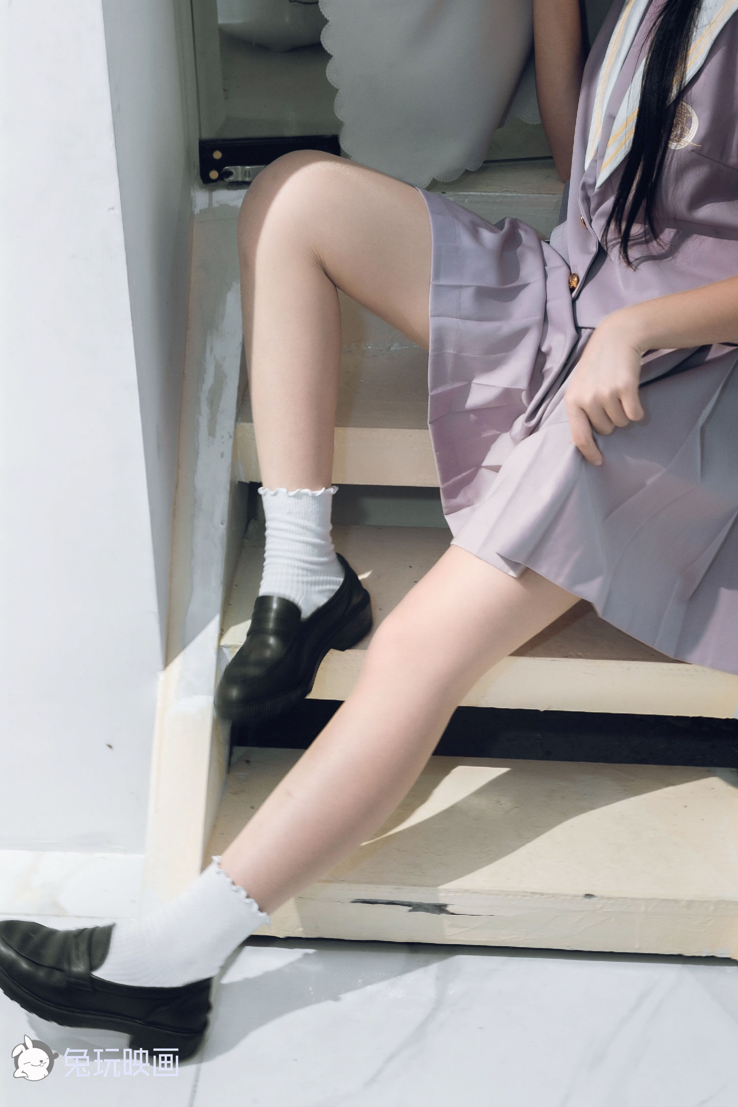[兔玩映画] - JK制服 Vol.014 紫色迷情