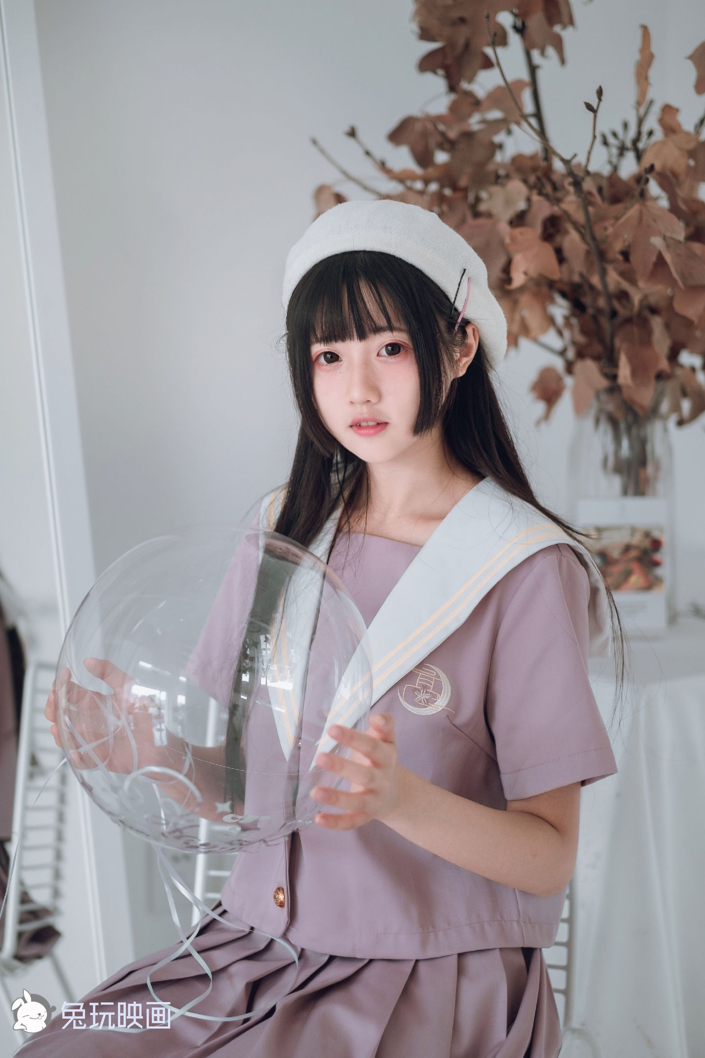 [兔玩映画] - JK制服 Vol.014 紫色迷情