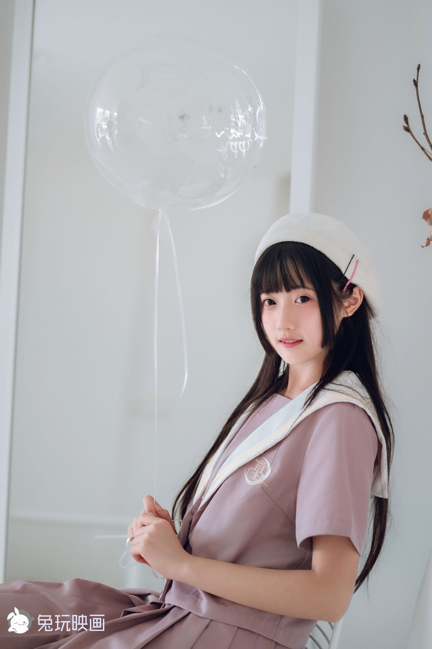 [兔玩映画] - JK制服 Vol.014 紫色迷情