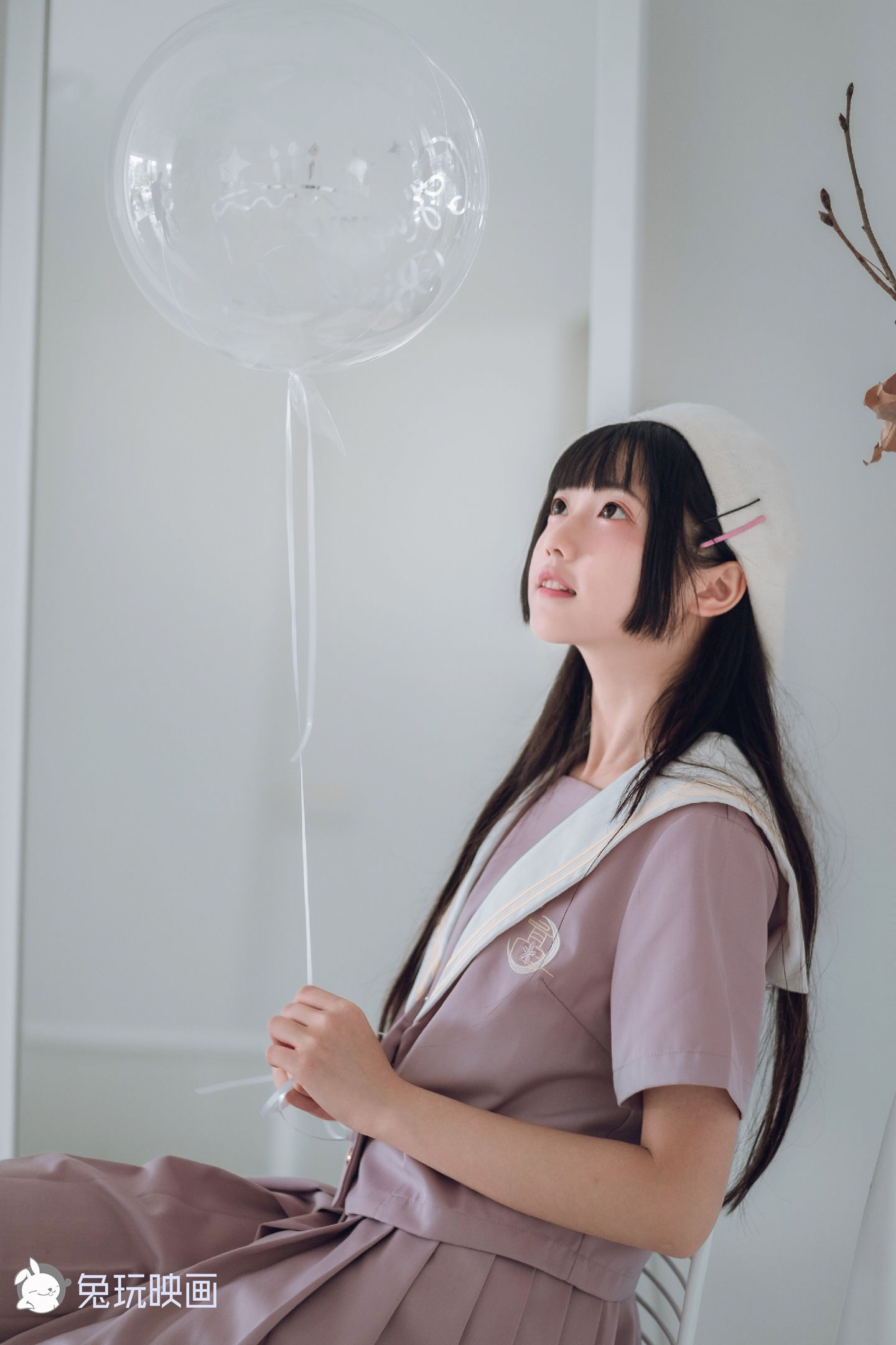 [兔玩映画] - JK制服 Vol.014 紫色迷情