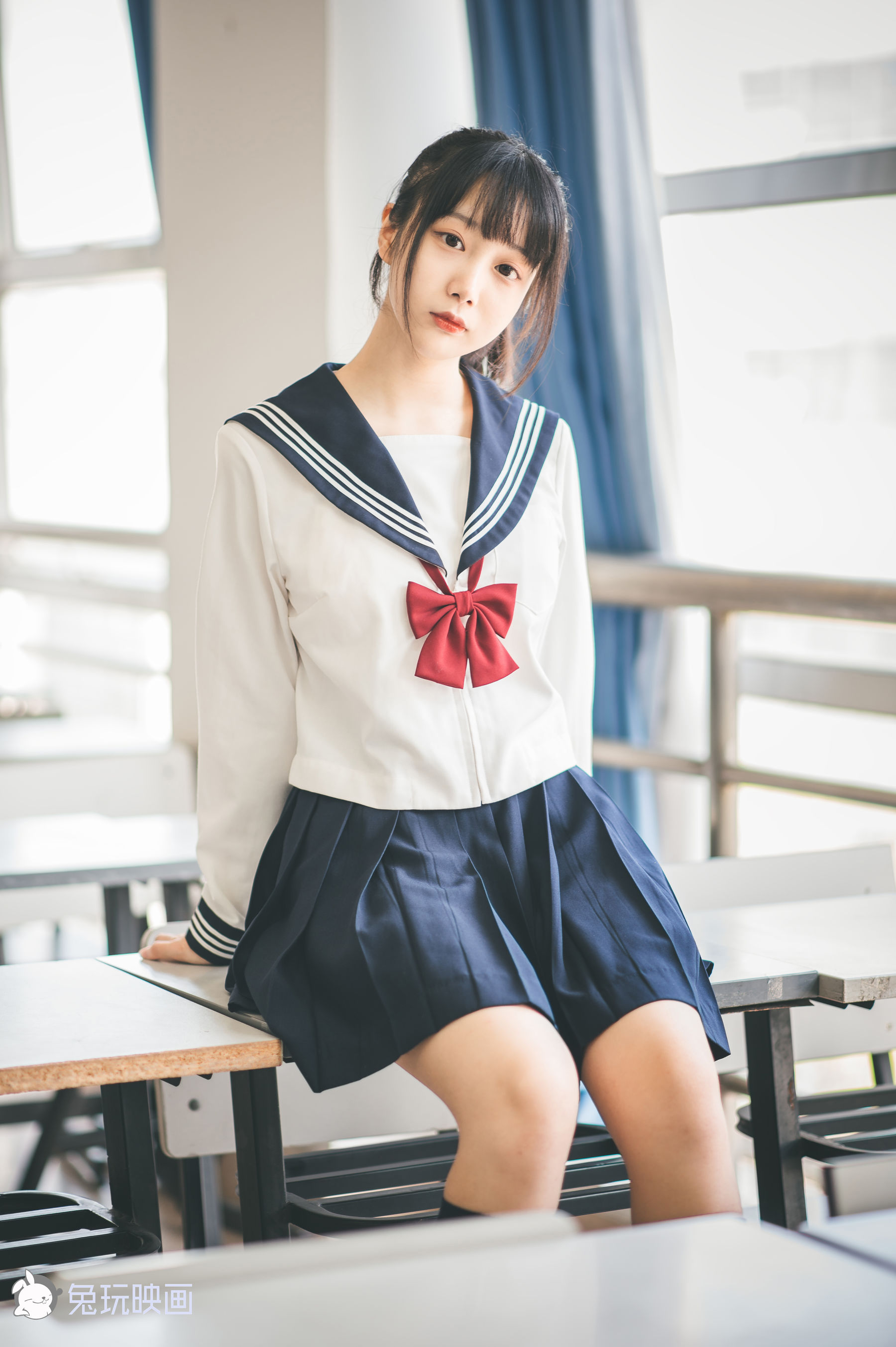 [兔玩映画] - JK制服 Vol.015 夏天的风