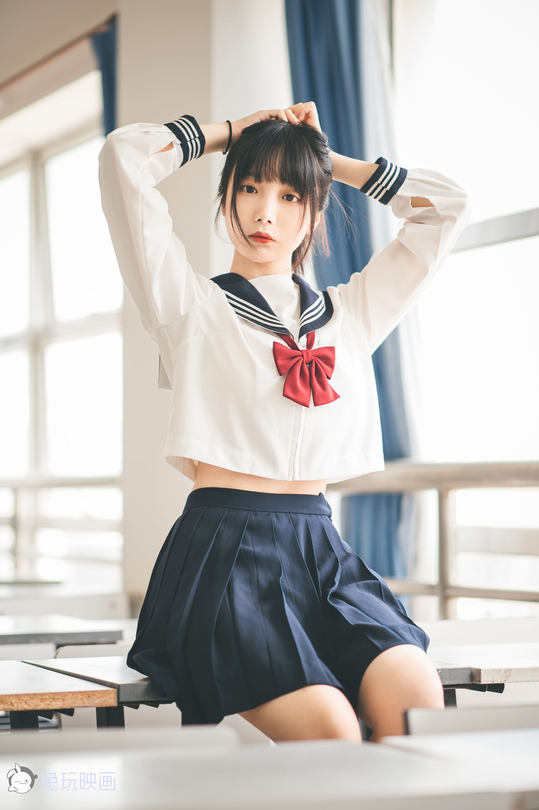 [兔玩映画] - JK制服 Vol.015 夏天的风