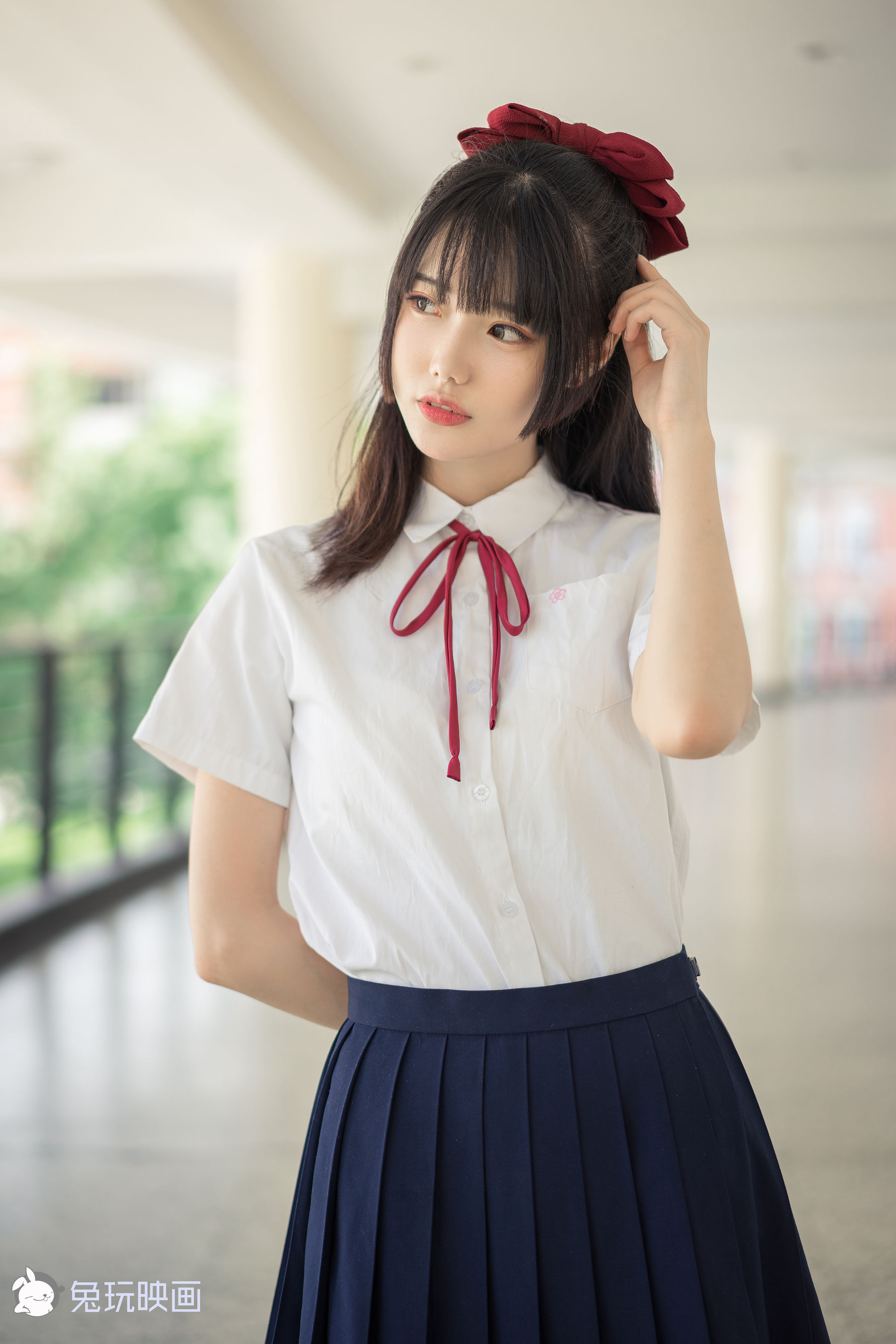[兔玩映画] - JK制服 Vol.016 操场邂逅