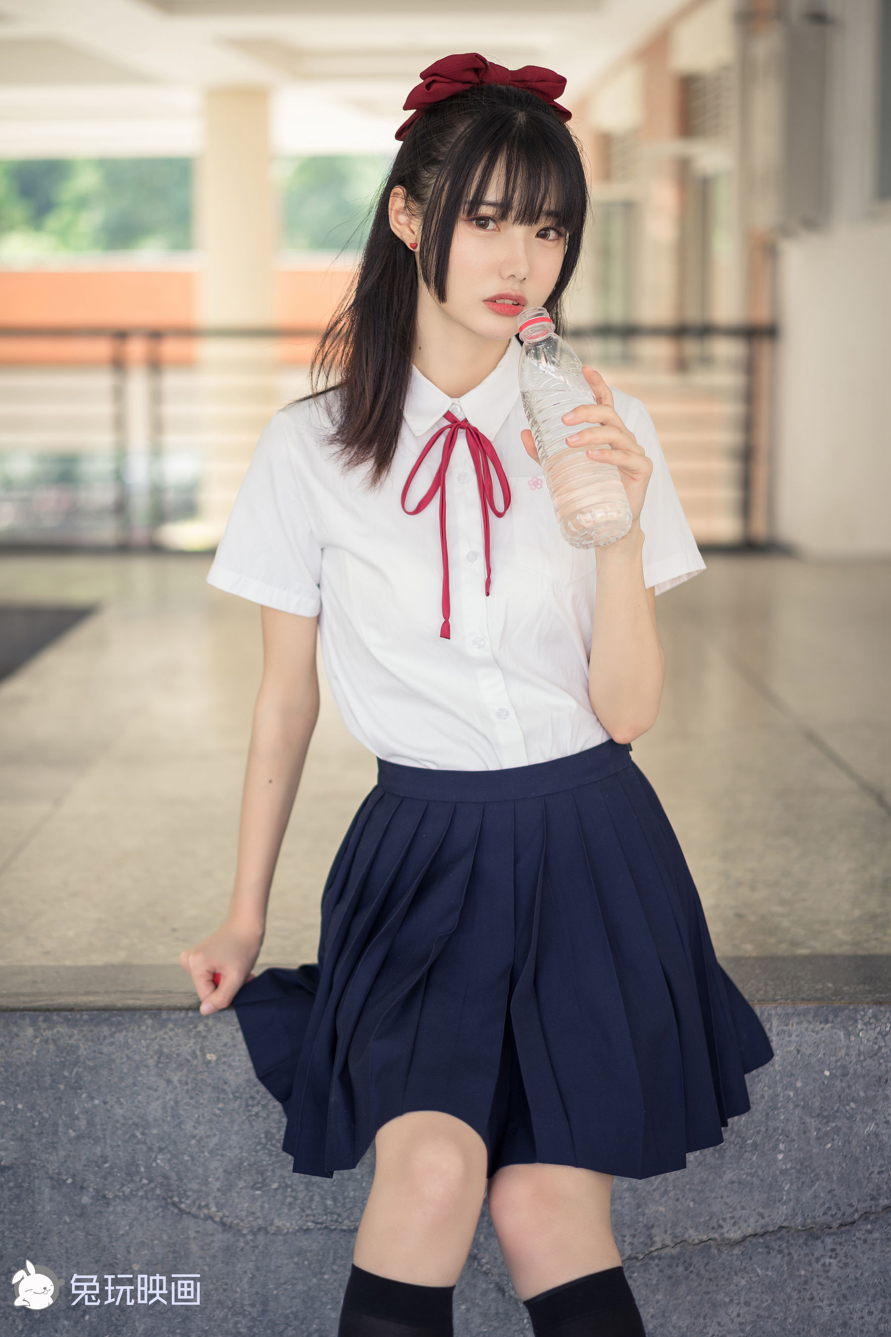 [兔玩映画] - JK制服 Vol.016 操场邂逅