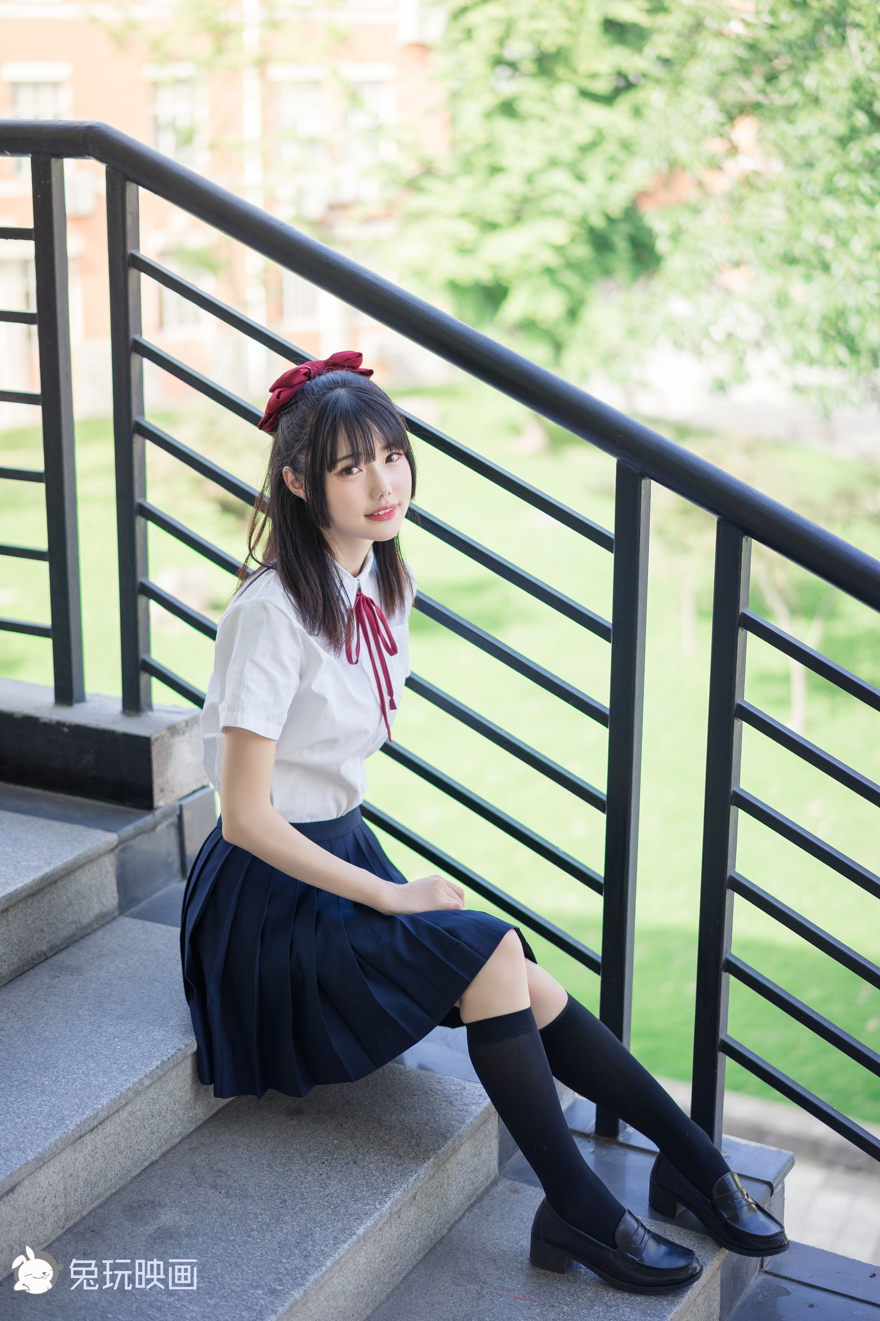 [兔玩映画] - JK制服 Vol.016 操场邂逅