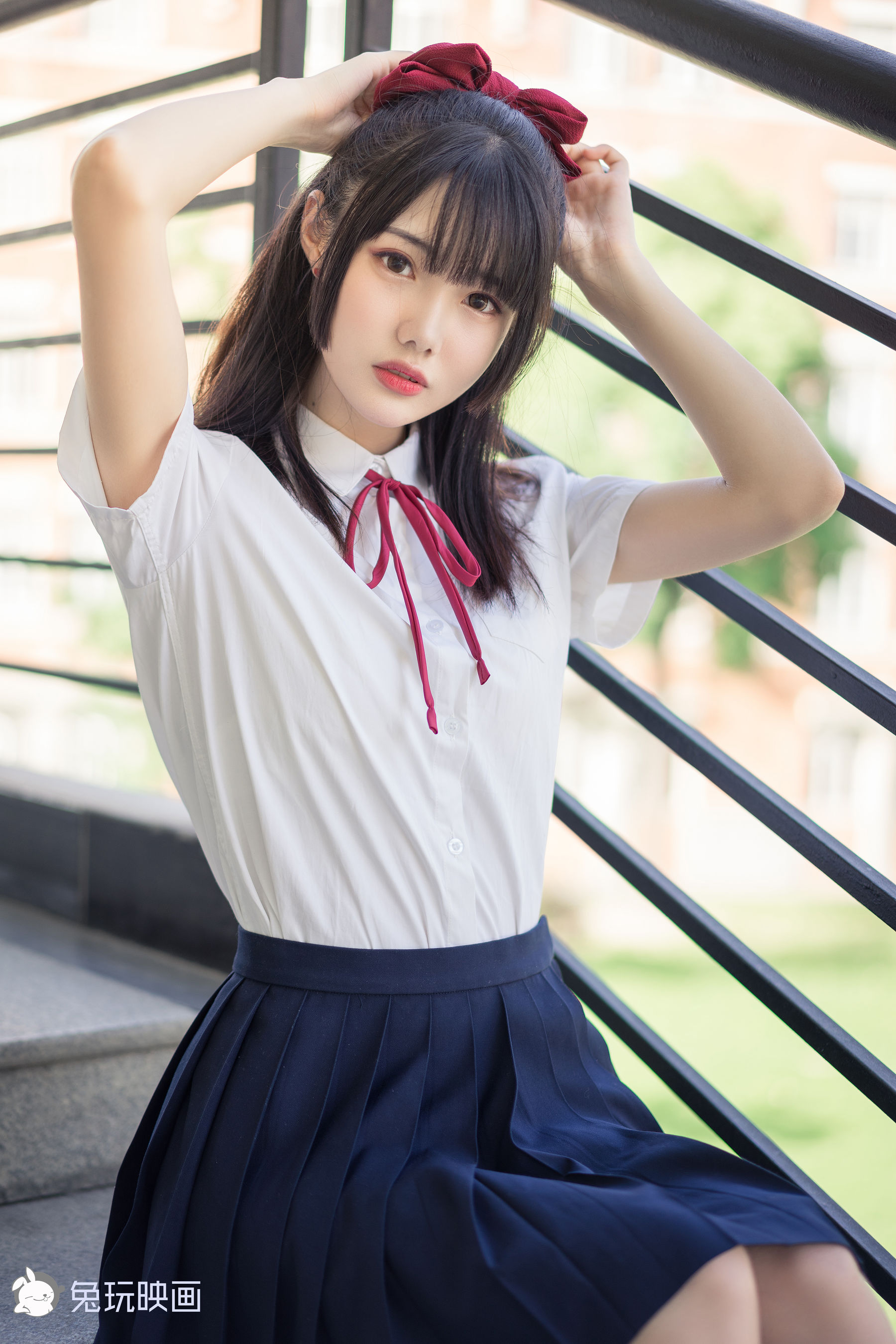 [兔玩映画] - JK制服 Vol.016 操场邂逅