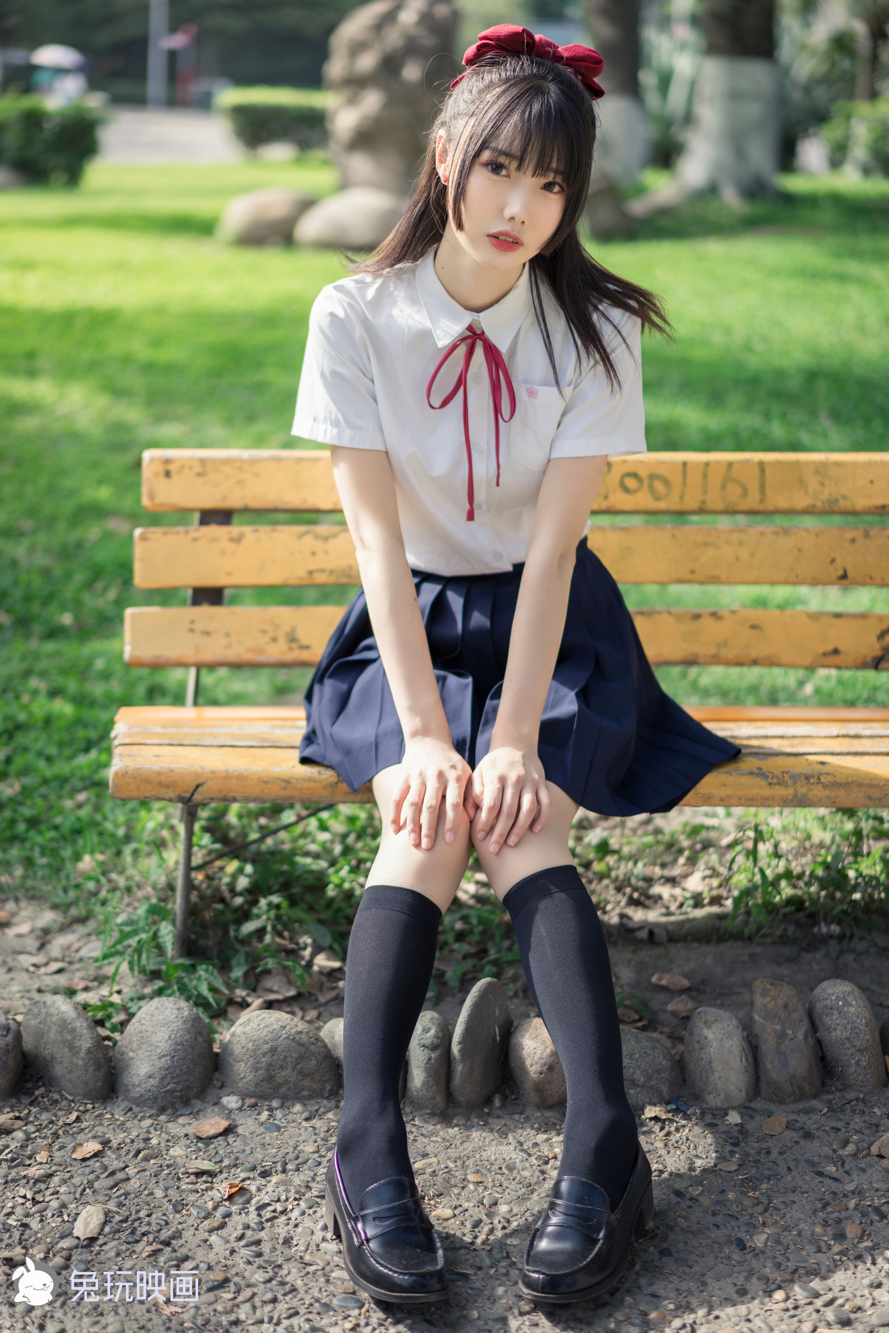 [兔玩映画] - JK制服 Vol.016 操场邂逅