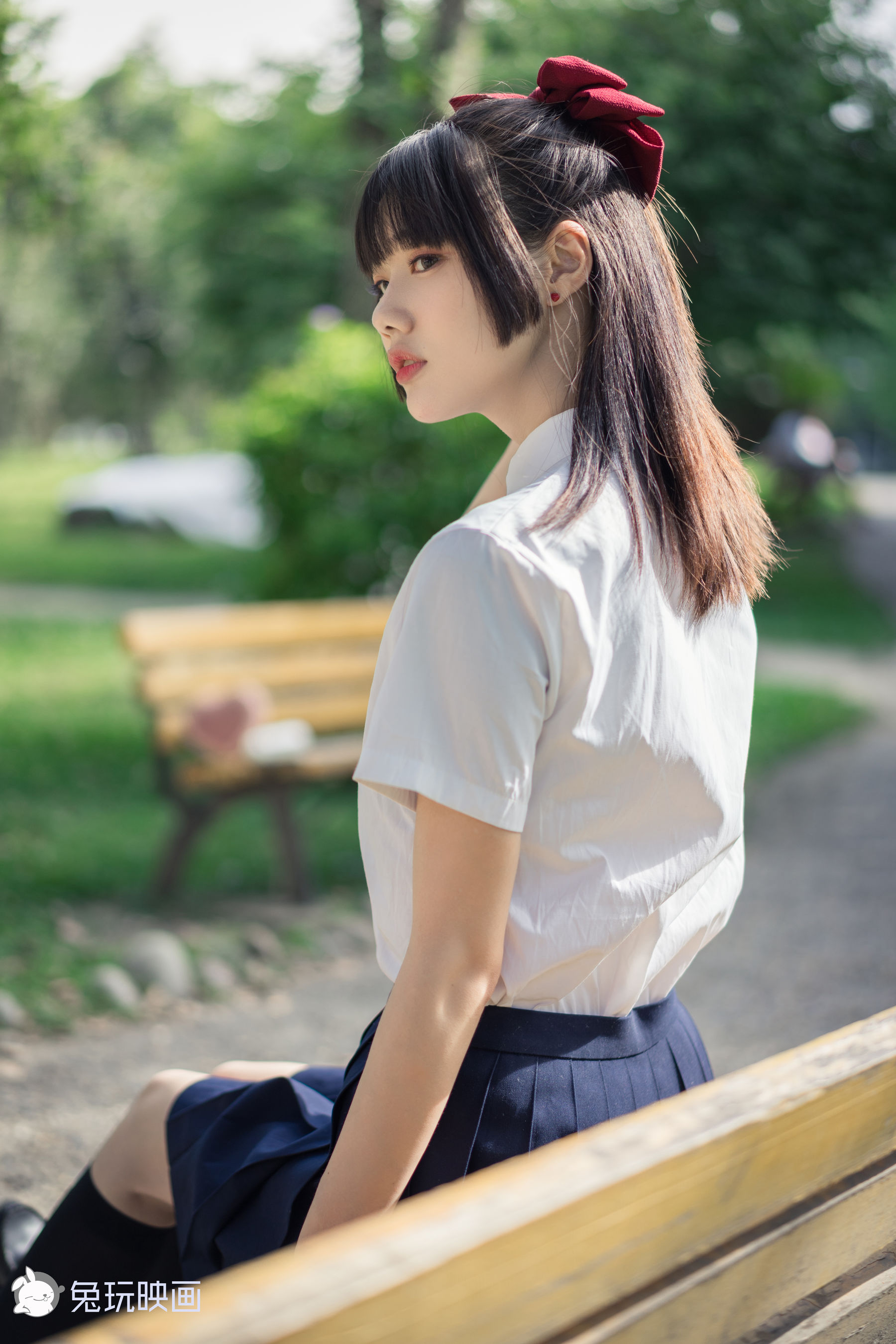 [兔玩映画] - JK制服 Vol.016 操场邂逅