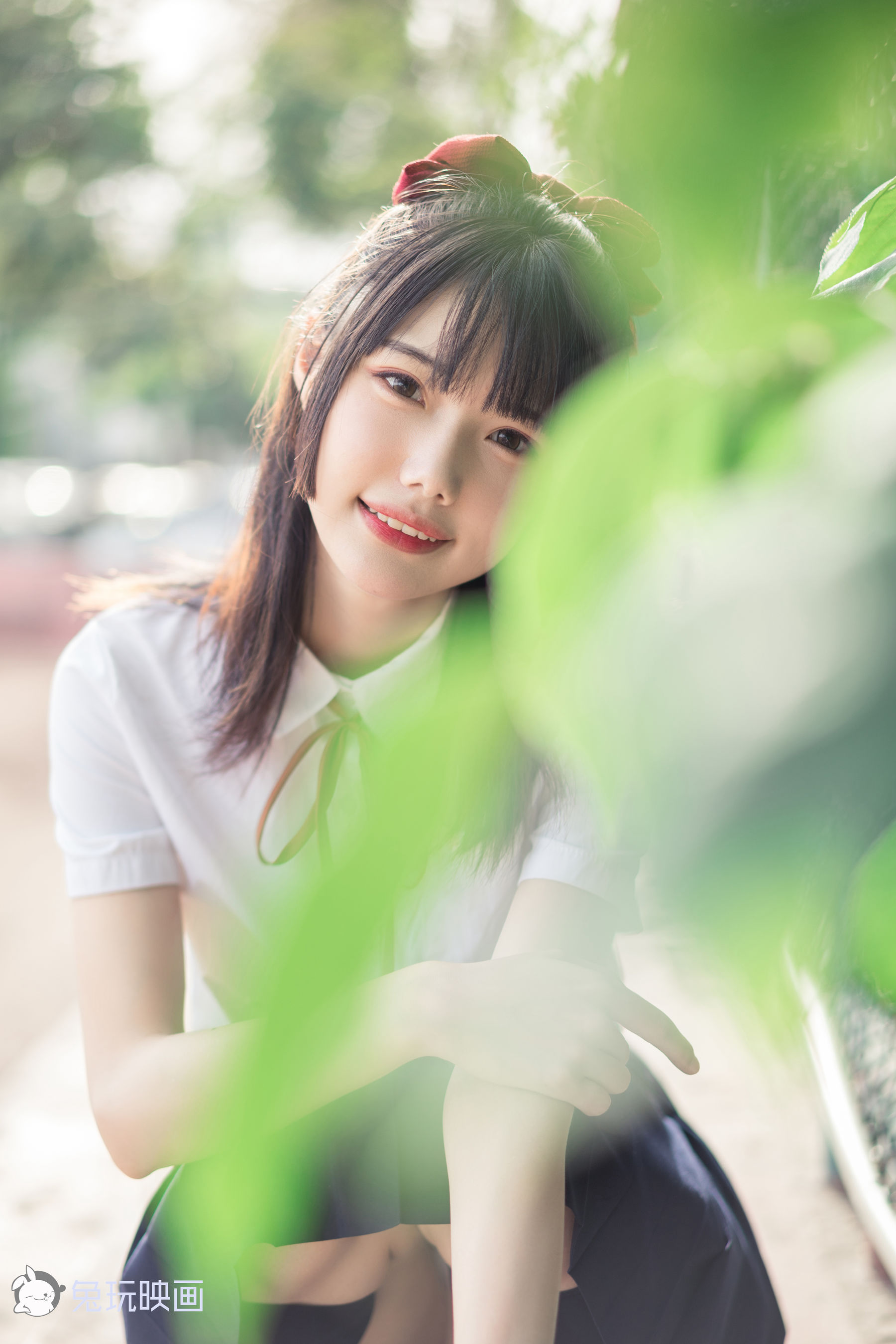 [兔玩映画] - JK制服 Vol.016 操场邂逅