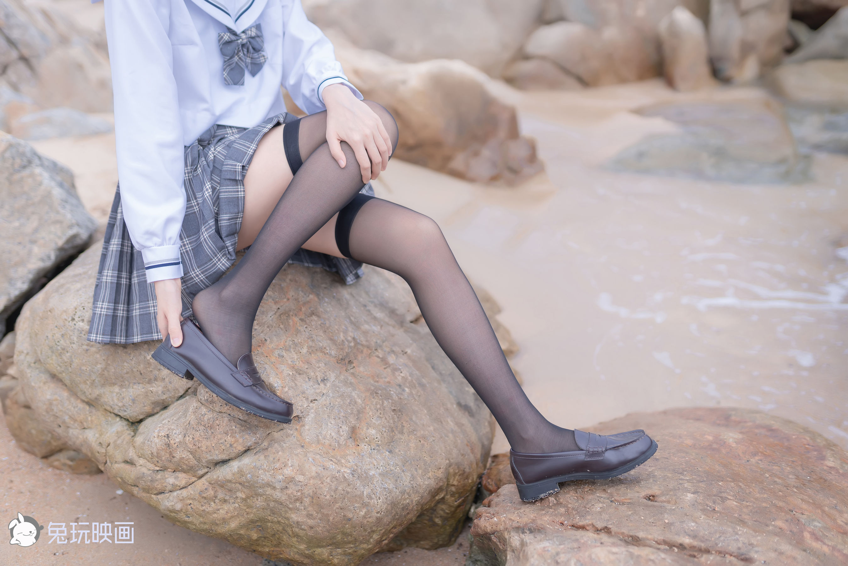 [兔玩映画] - JK制服 Vol.018 去海边吧