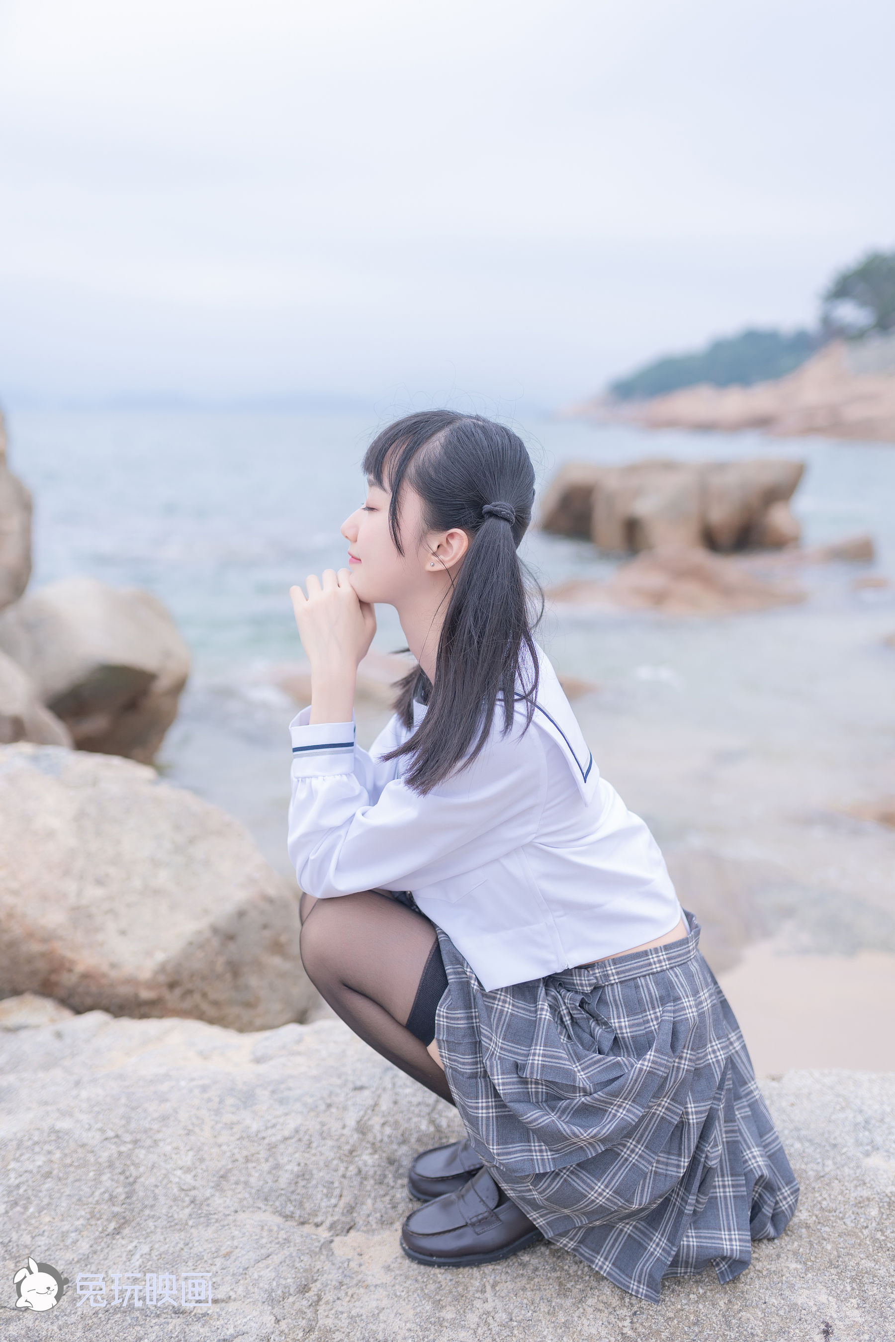 [兔玩映画] - JK制服 Vol.018 去海边吧