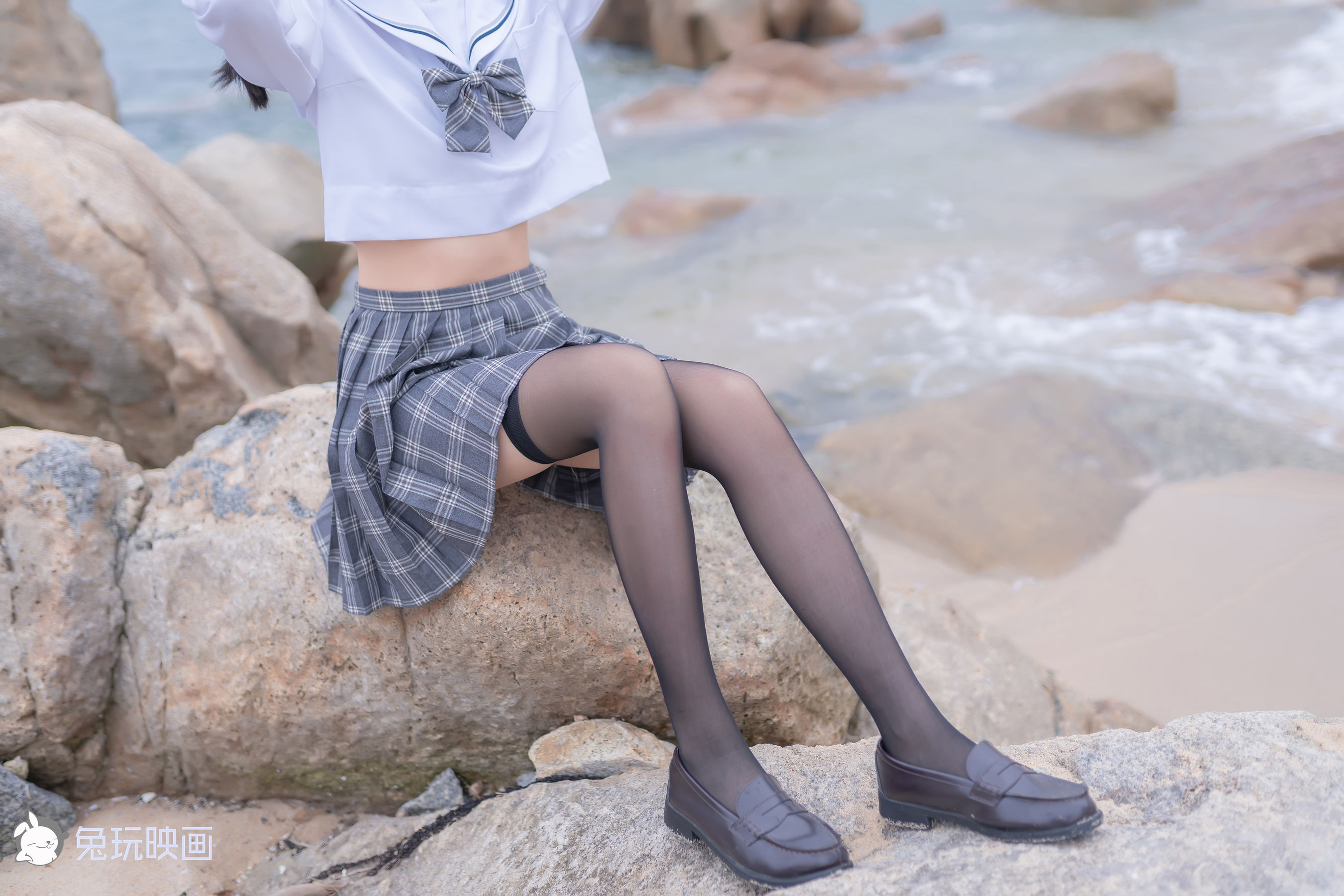 [兔玩映画] - JK制服 Vol.018 去海边吧