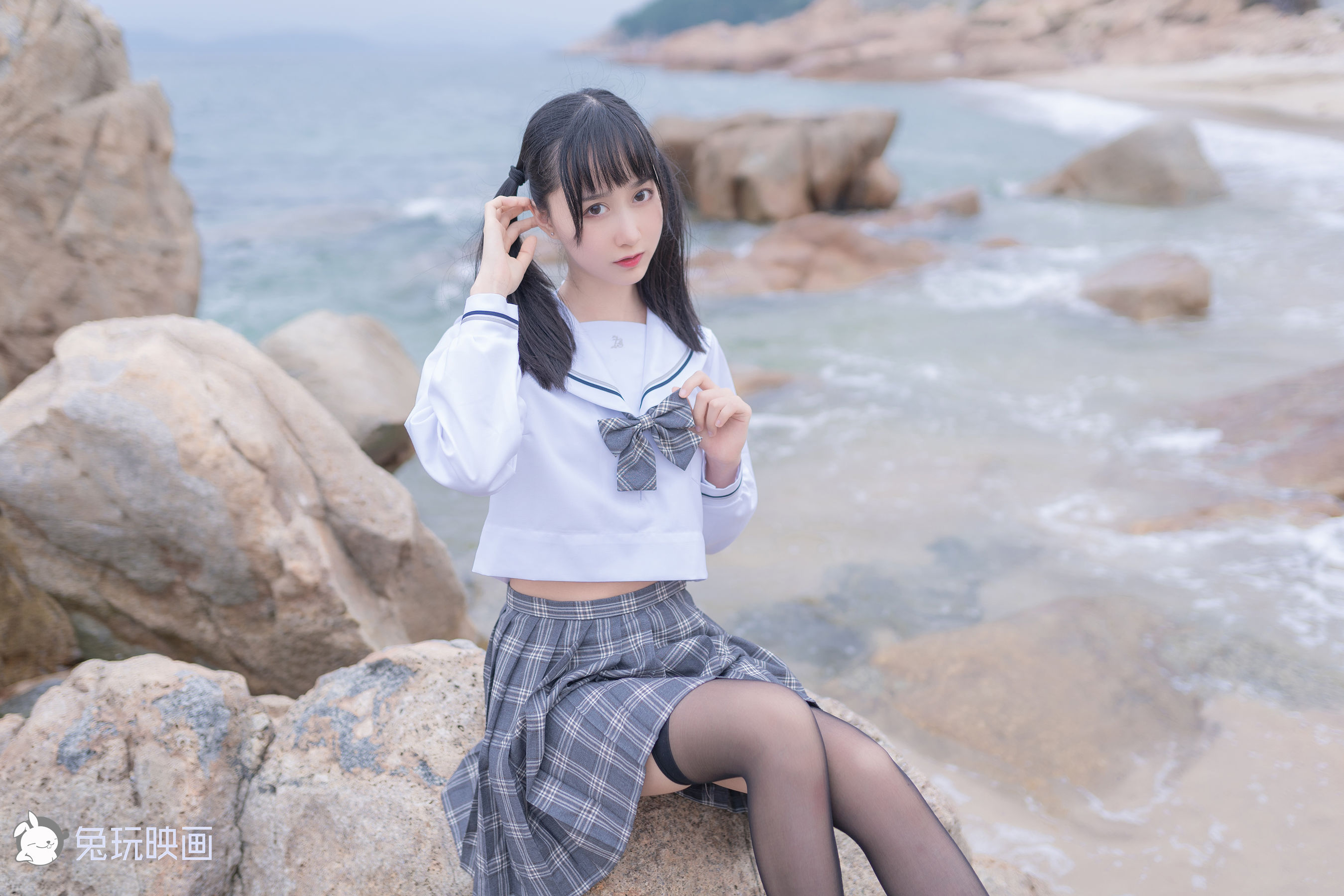 [兔玩映画] - JK制服 Vol.018 去海边吧